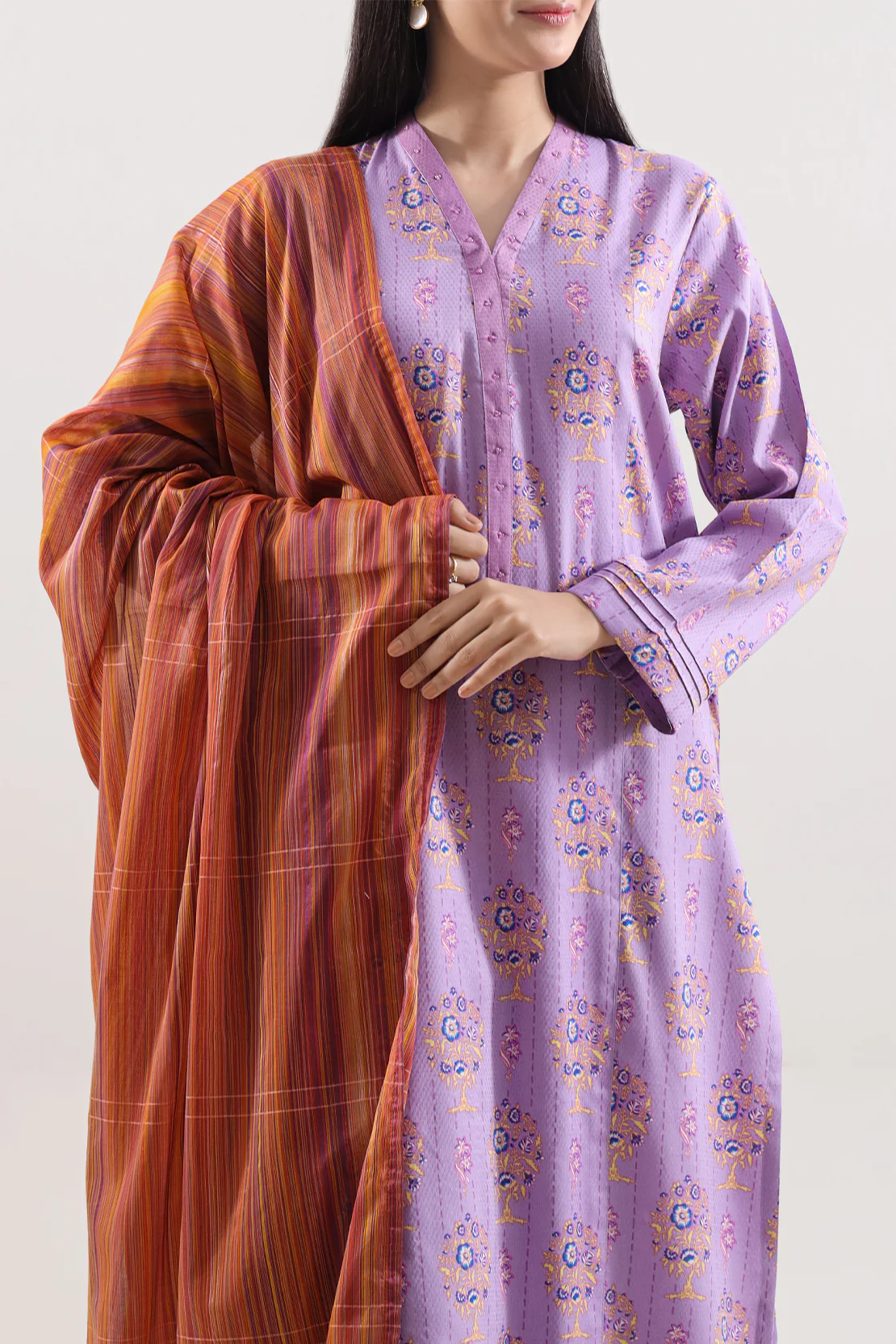Cotton Jacquard Dupatta - Image 2