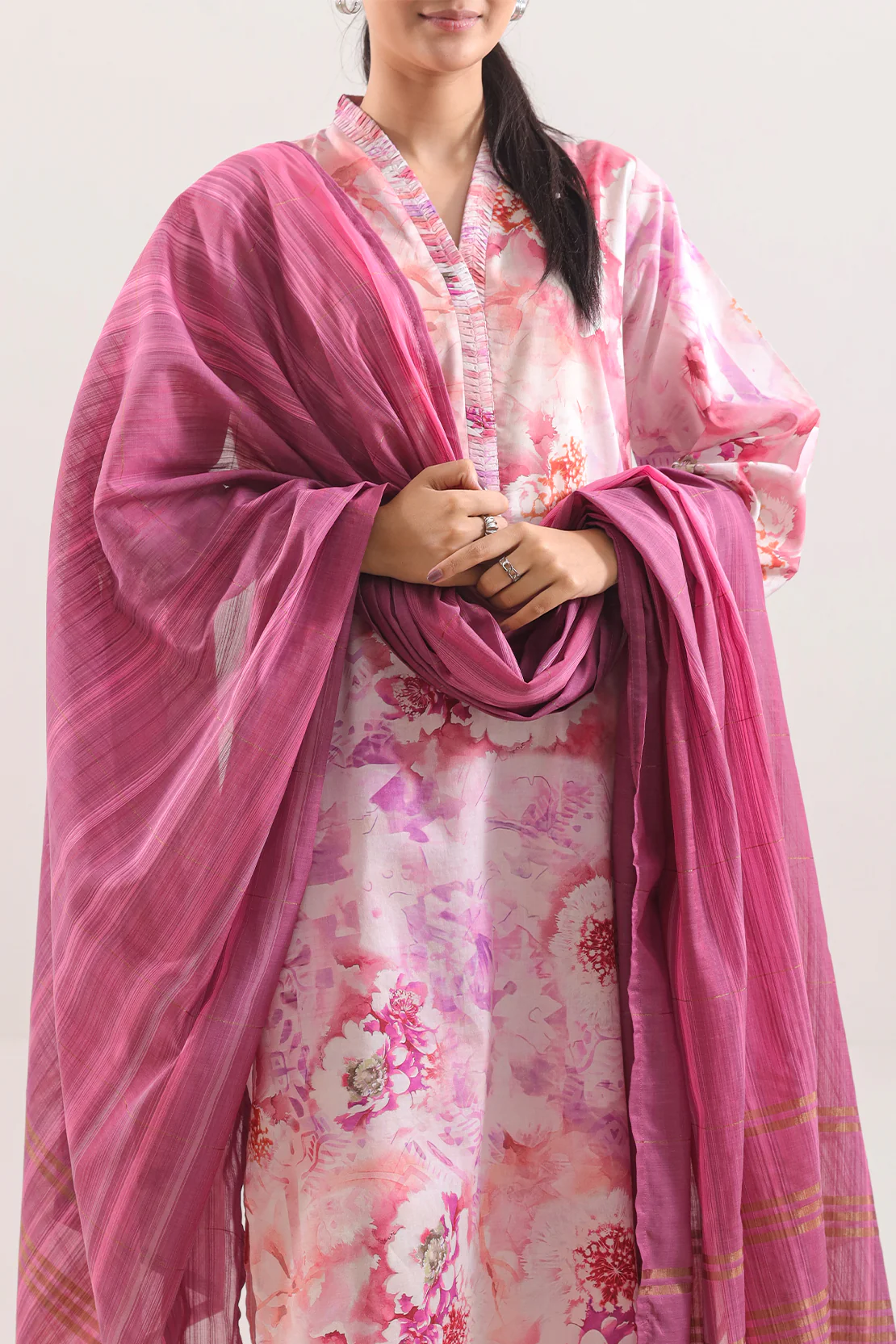 Cotton Jacquard Dupatta - Image 3