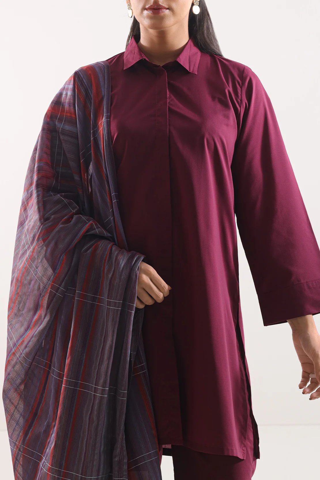 Cotton Jacquard Dupatta - Image 2