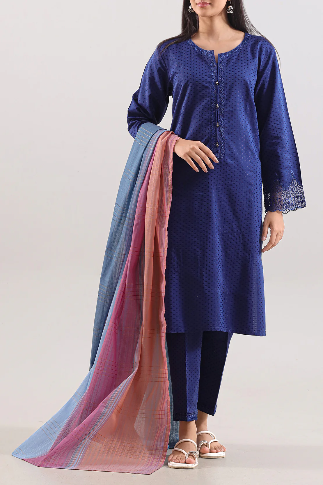 Cotton Jacquard Dupatta