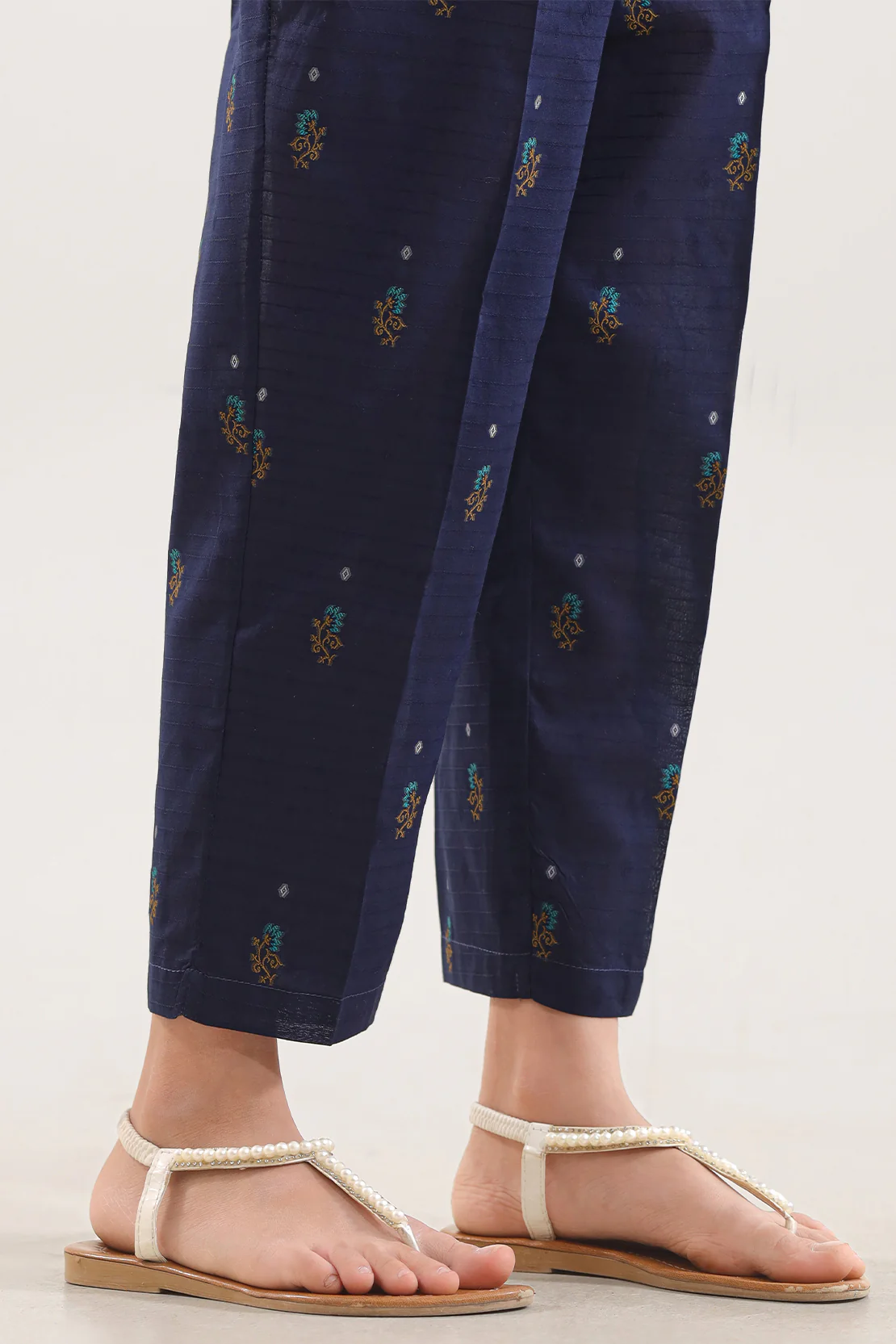 Cotton Jacquard Pant For Kids