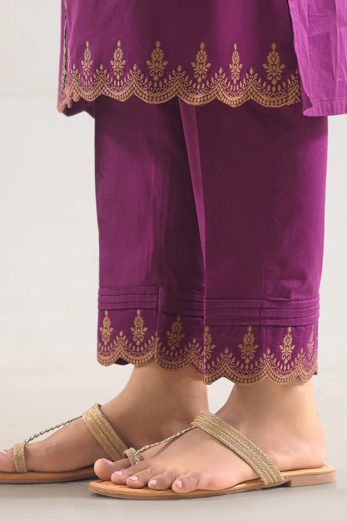 Cotton Jacquard Pant - Image 2