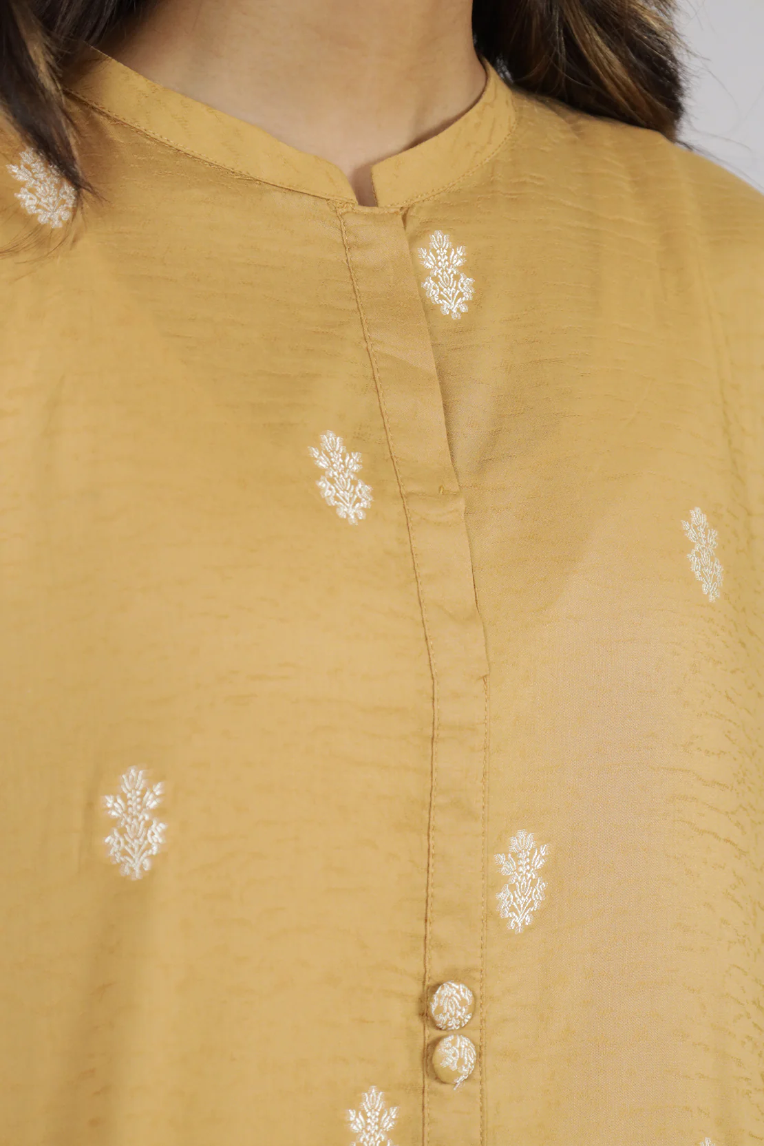 Cotton Jacquard Stitched 2 Piece (Shirt/Trouser) - Image 6
