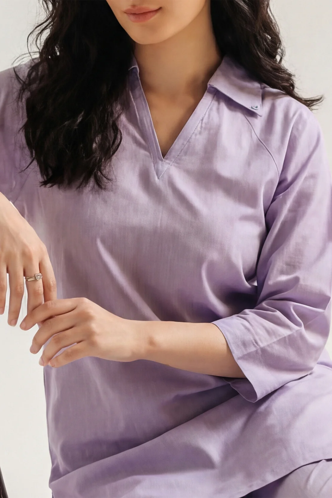 Cotton Jacquard Stitched 2 Piece (Shirt/Trouser)
