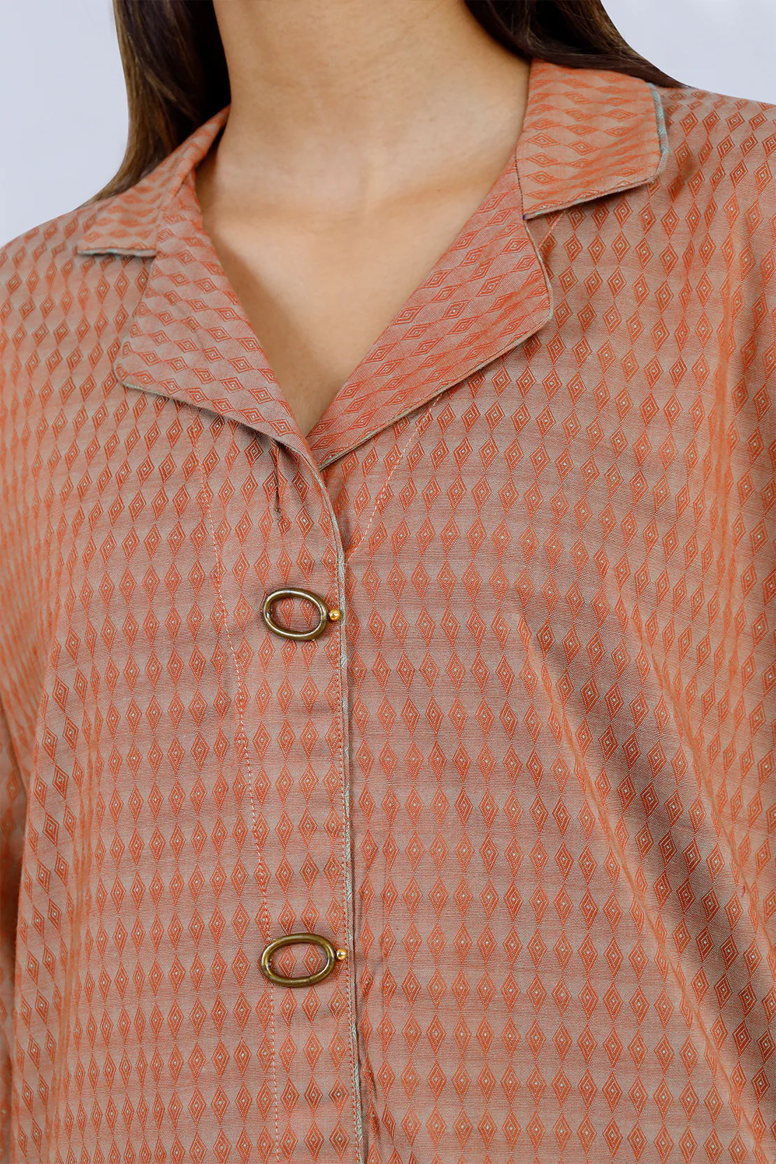 Cotton Jacquard Stitched 2 Piece (Shirt/Trouser) - Image 4