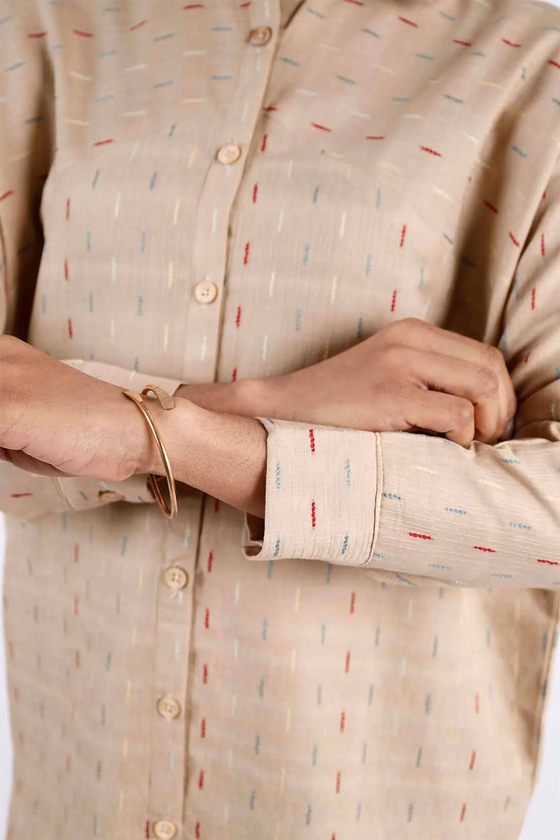 Cotton Jacquard Stitched 2 Piece (Shirt/Trouser) - Image 7