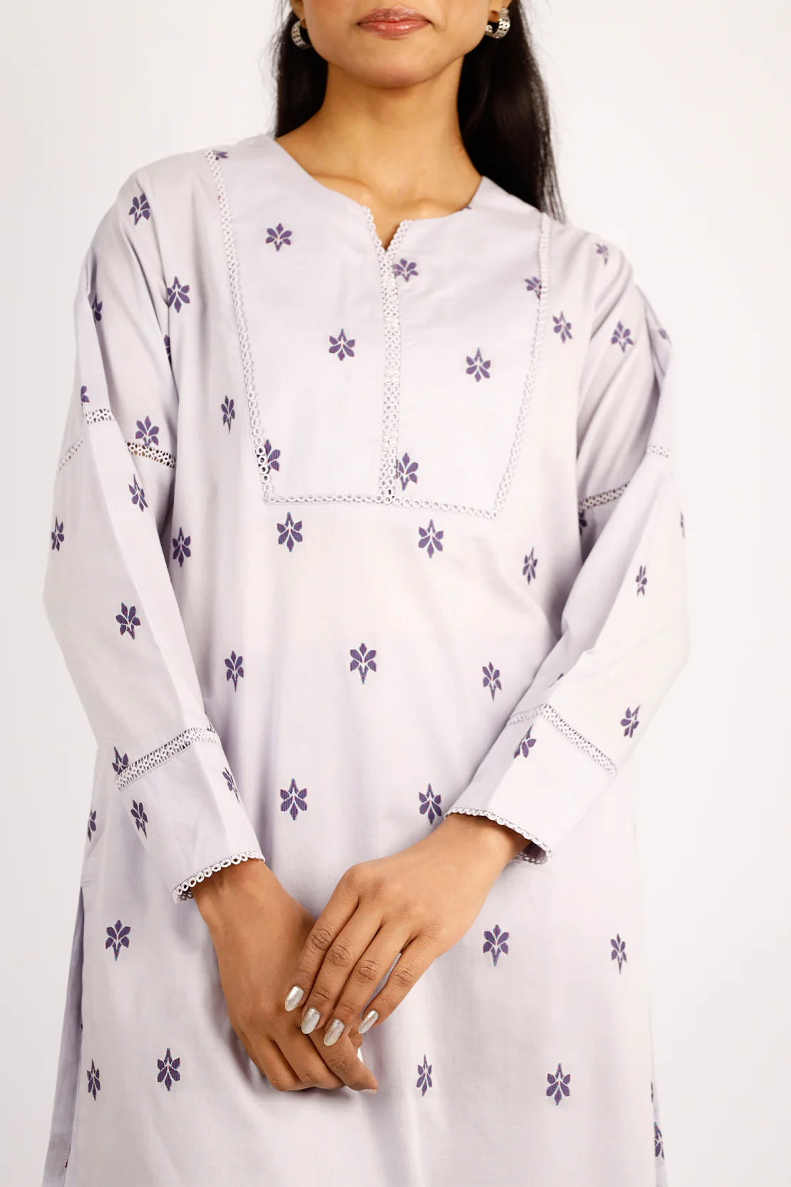 Cotton Jacquard Stitched 2 Piece (Shirt/Trouser) - Image 4