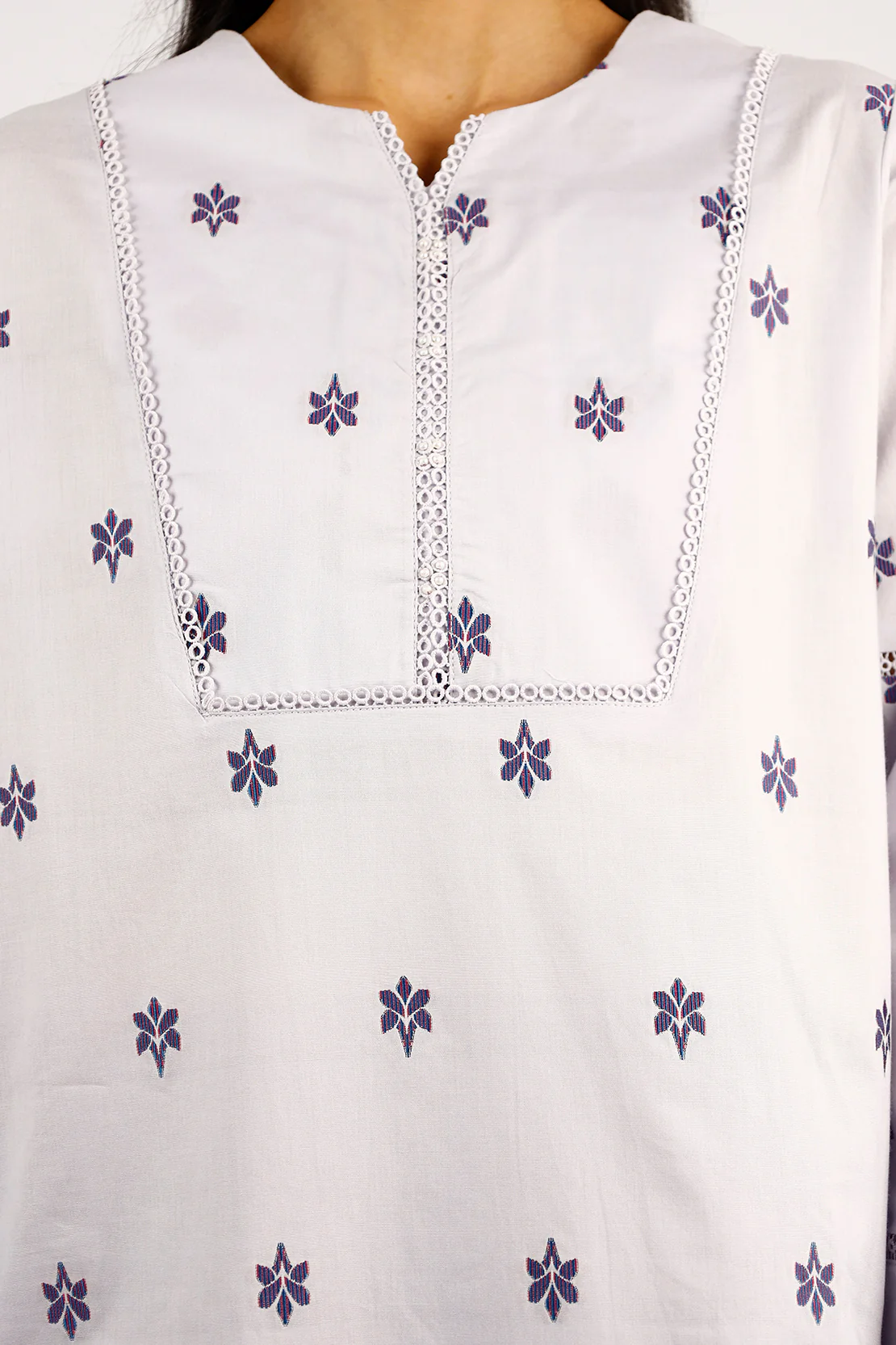 Cotton Jacquard Stitched 2 Piece (Shirt/Trouser) - Image 5