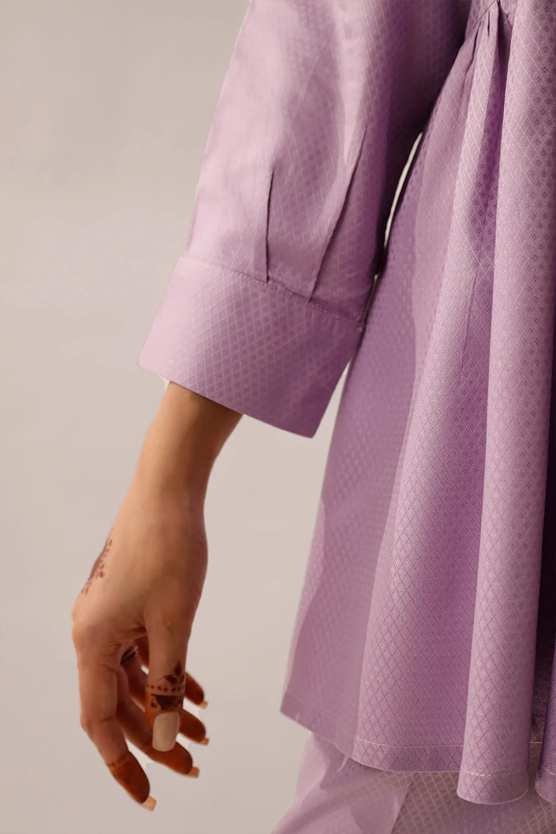 Cotton Jacquard Stitched 2 Piece (Shirt/Trouser) - Image 7