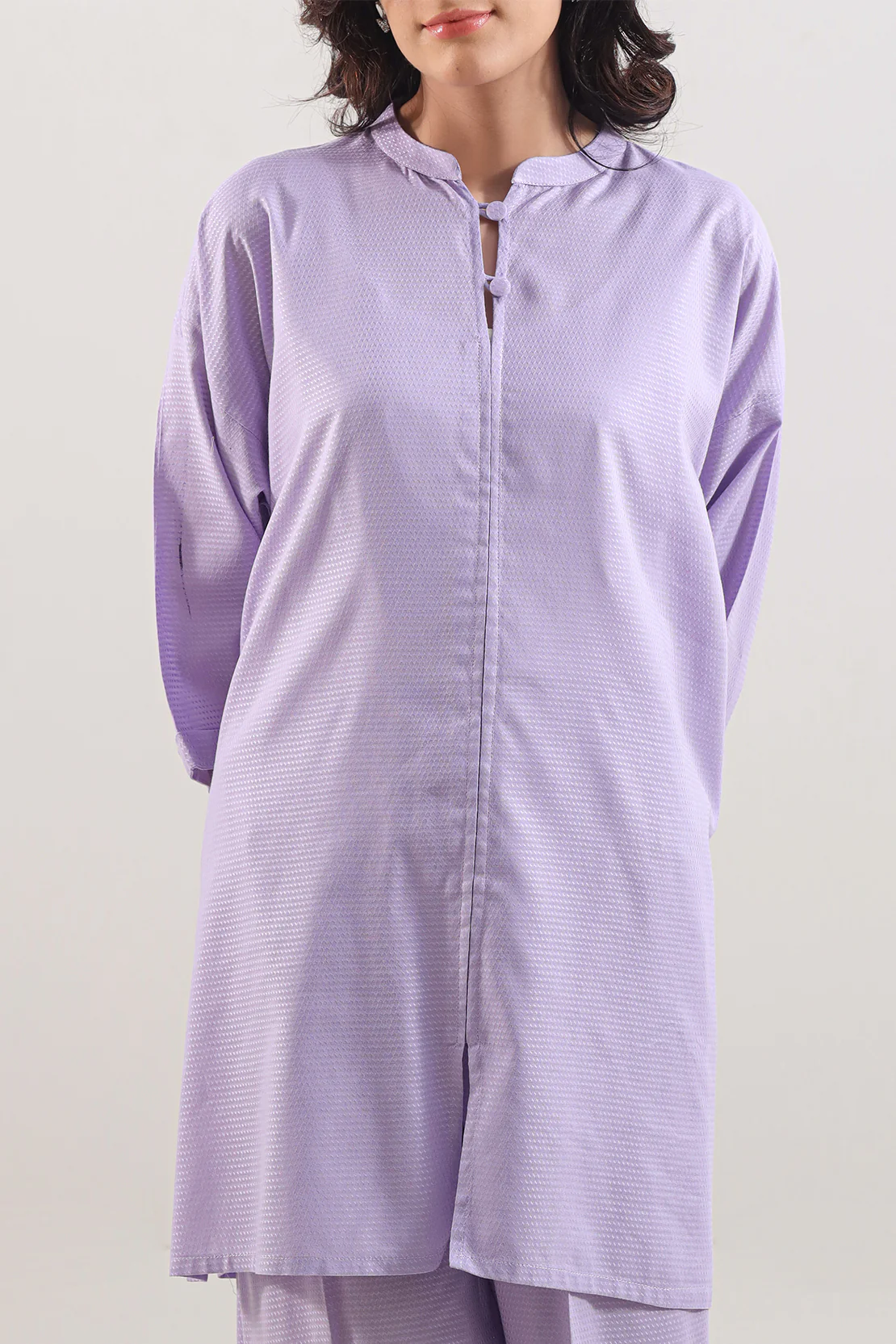 Cotton Jacquard Stitched 2 Piece (Shirt/Trouser) - Image 3