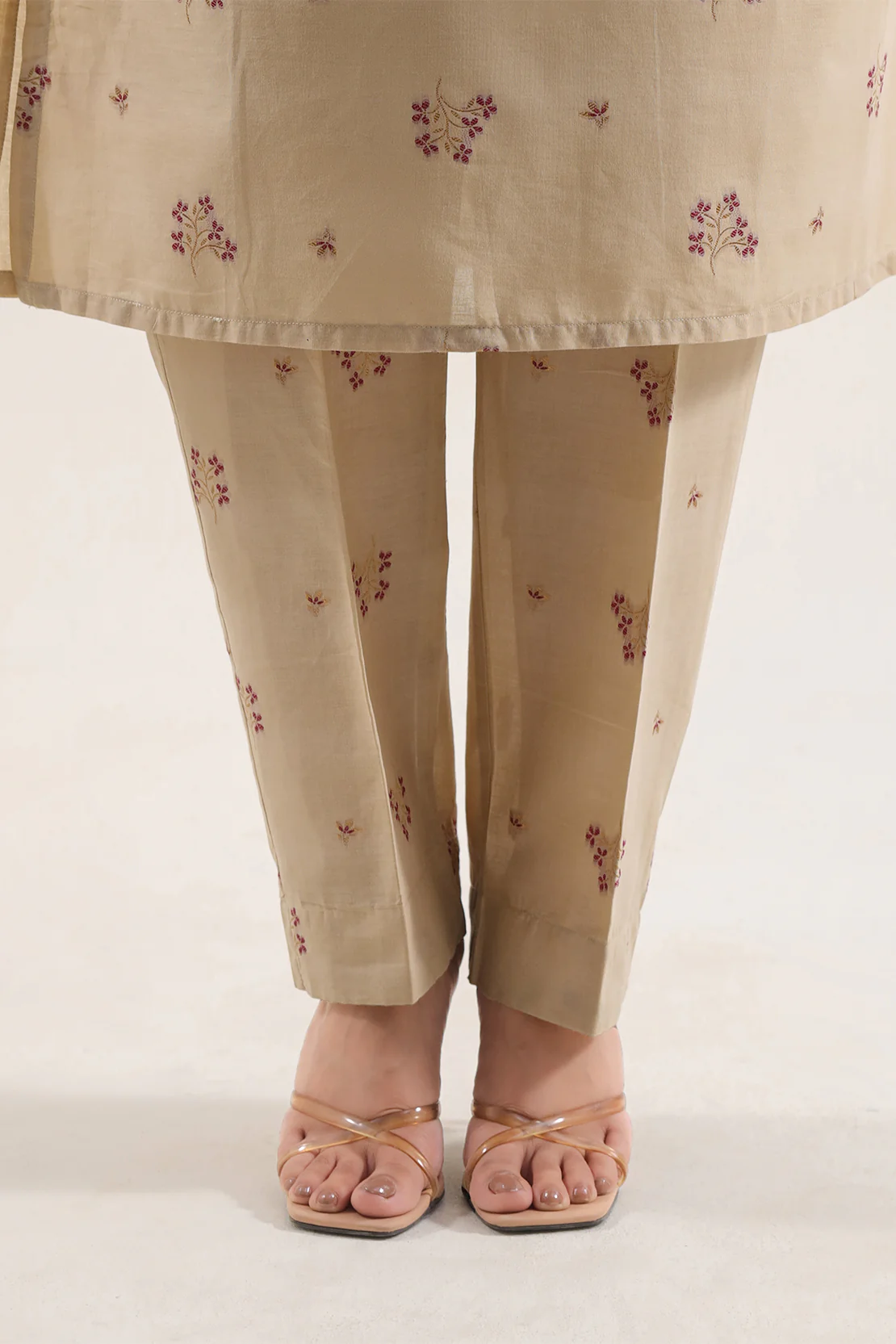 Cotton Jacquard Stitched 2 Piece (Shirt/Trouser) - Image 5