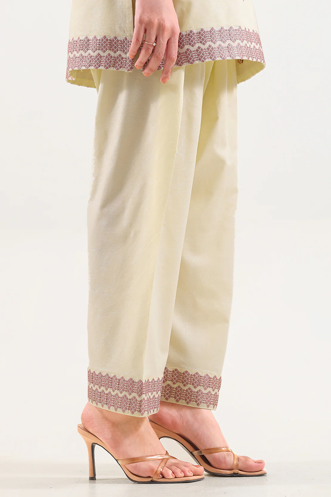 Cotton Jacquard Stitched 2 Piece (Shirt/Trouser) - Image 6