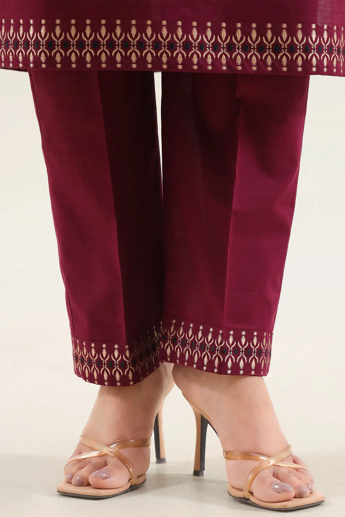 Cotton Jacquard Stitched 2 Piece (Shirt/Trouser) - Image 5
