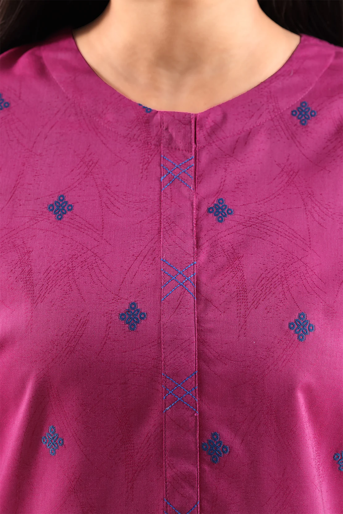 Cotton Jacquard Stitched 2 Piece (Shirt/Trouser) - Image 3