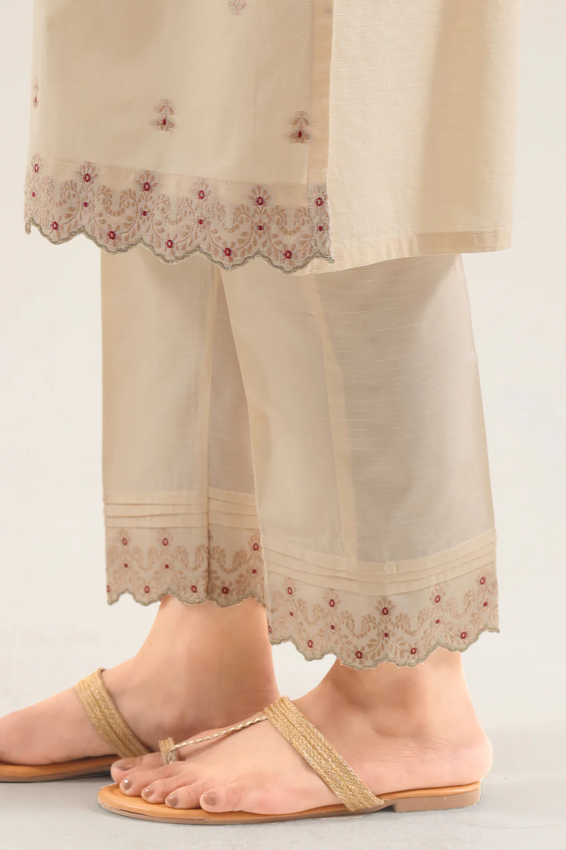 Cotton Jacquard Stitched 2 Piece (Shirt/Trouser) - Image 6