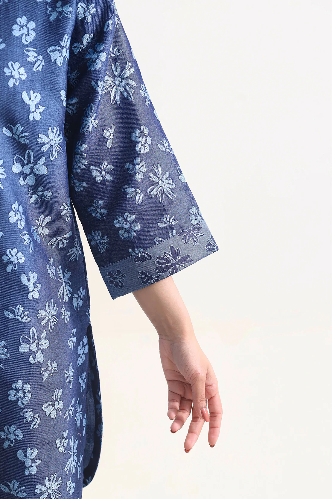 Cotton Jacquard Stitched 2 Piece (Shirt/Trouser) - Image 4