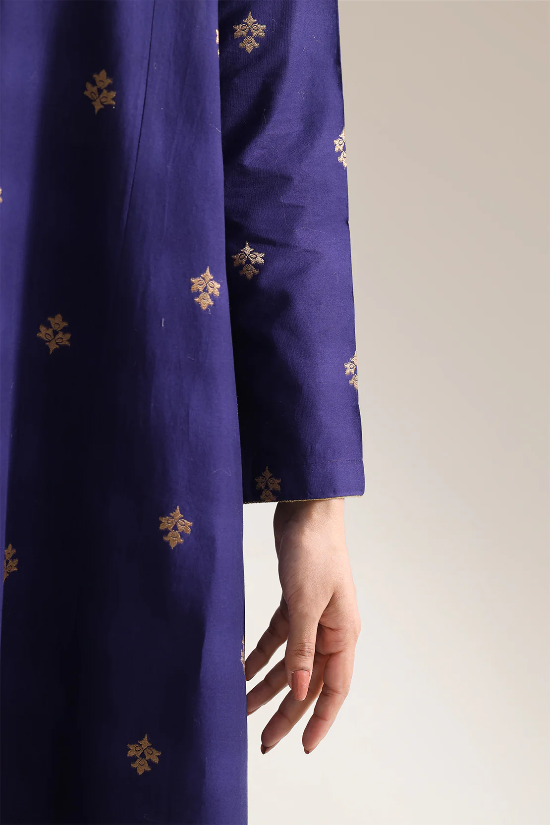 Cotton Jacquard Stitched 2 Piece (Shirt/Trouser) - Image 4