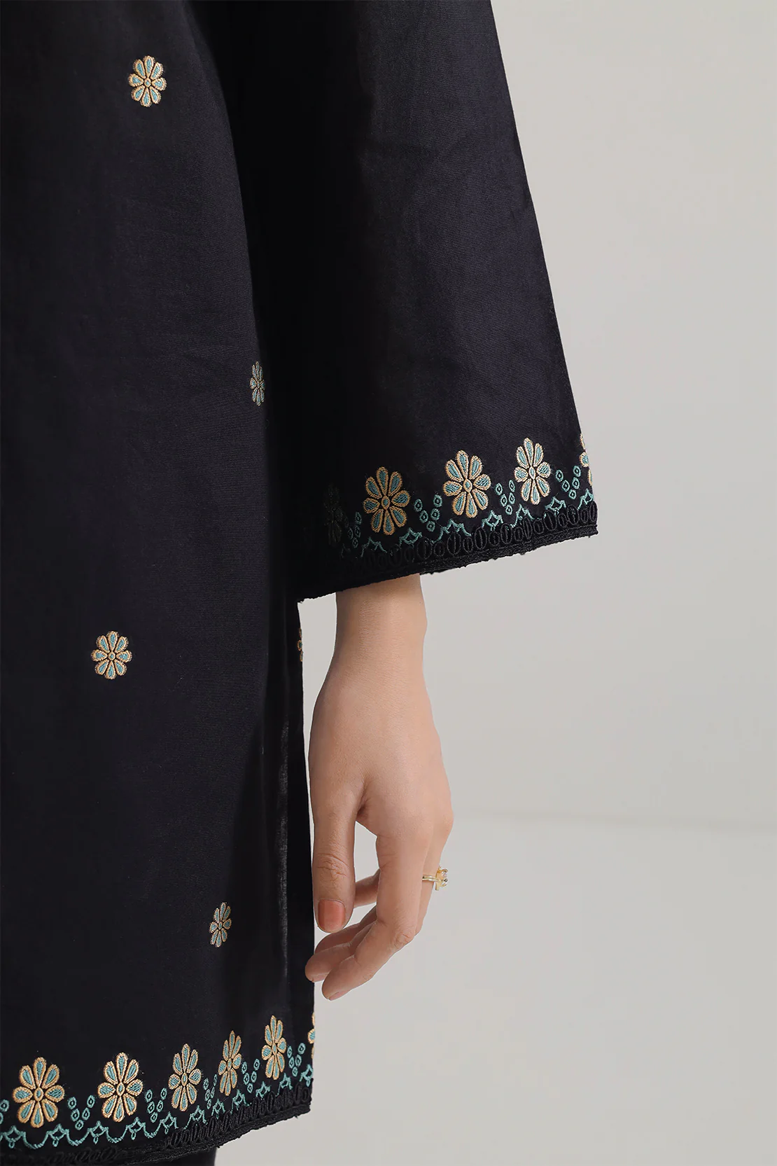 Cotton Jacquard Stitched 2 Piece (Shirt/Trouser) - Image 5