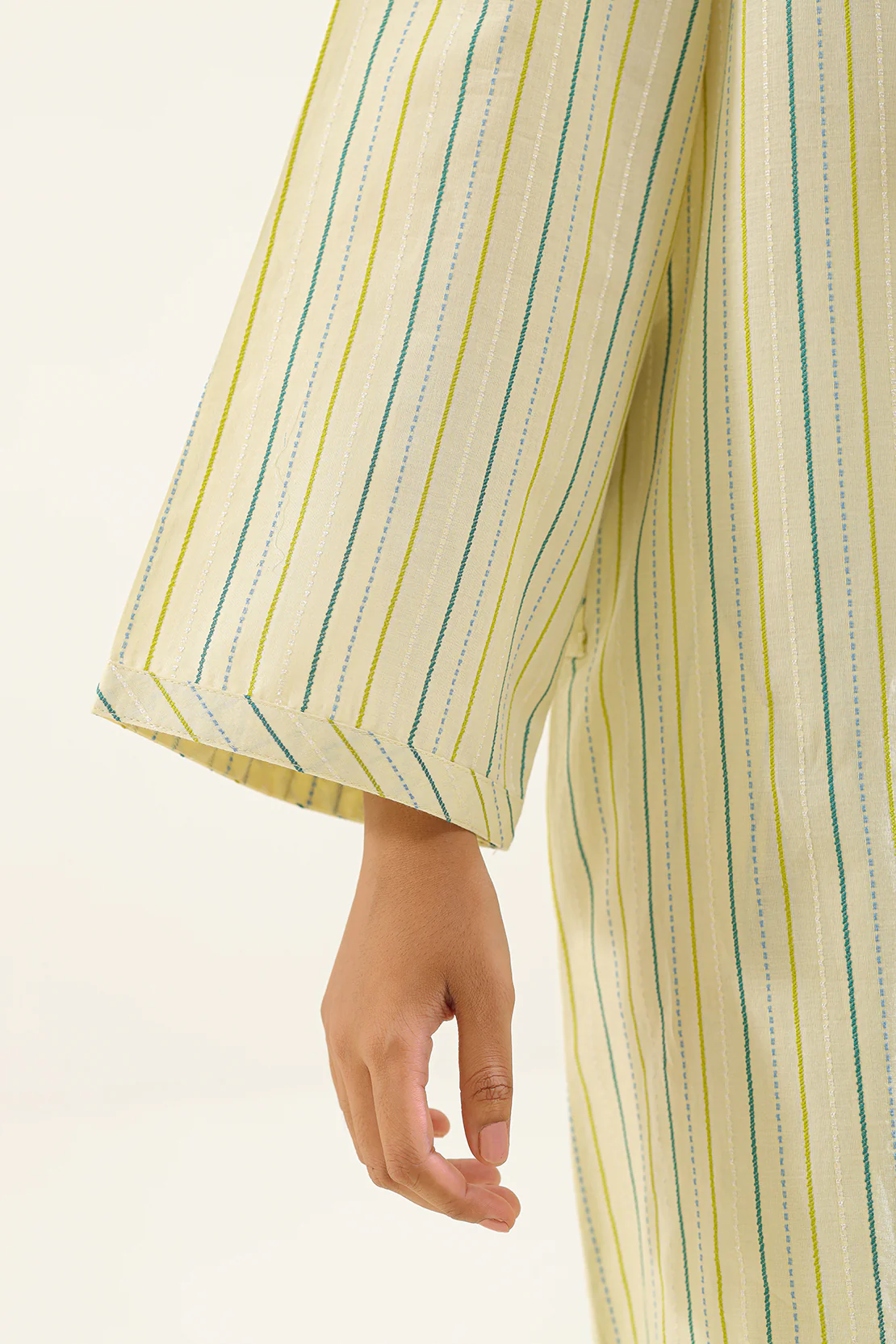Cotton Jacquard Stitched 2 Piece (Shirt/Trouser) - Image 6
