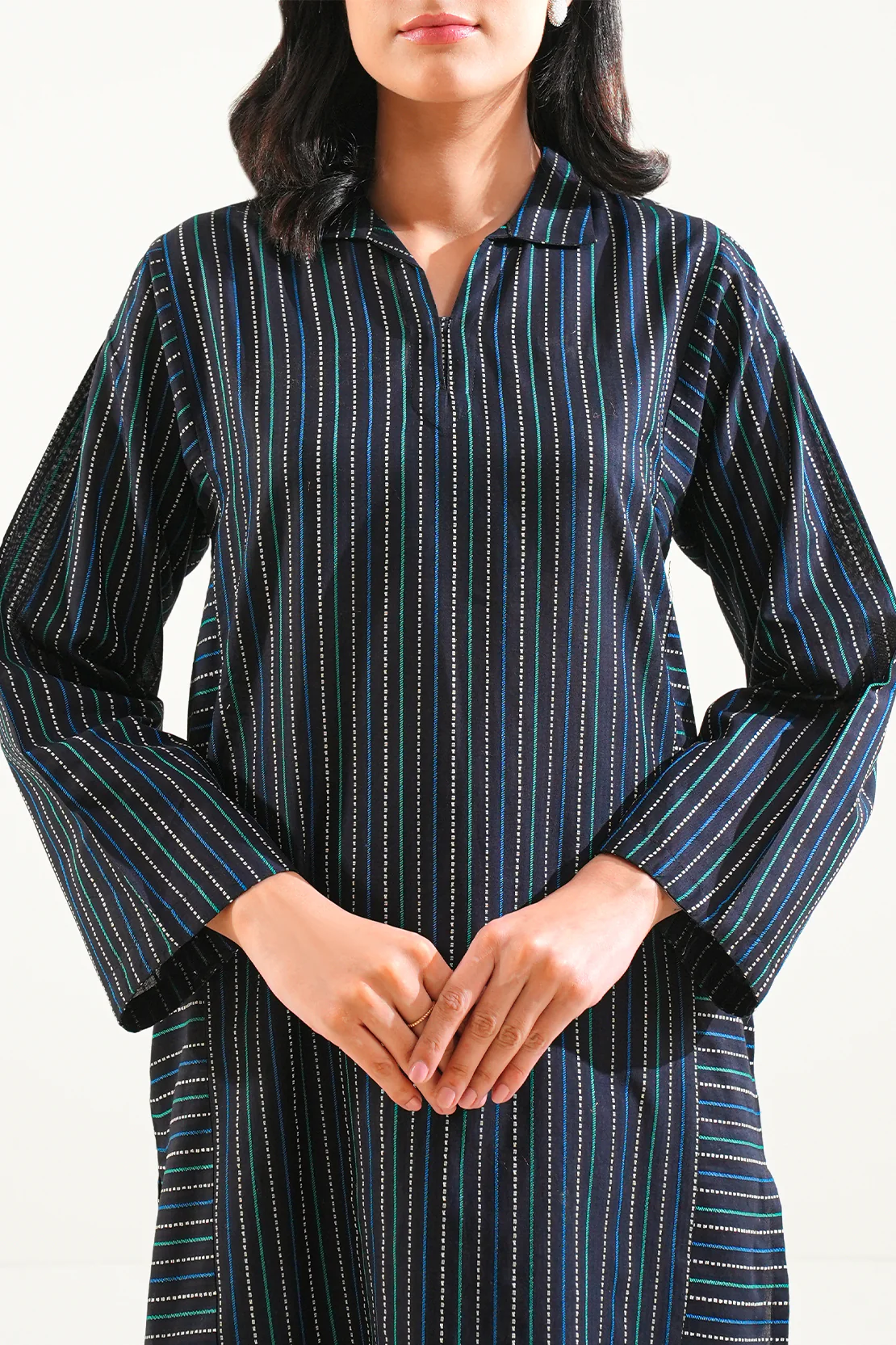Cotton Jacquard Stitched 2 Piece (Shirt/Trouser) - Image 5