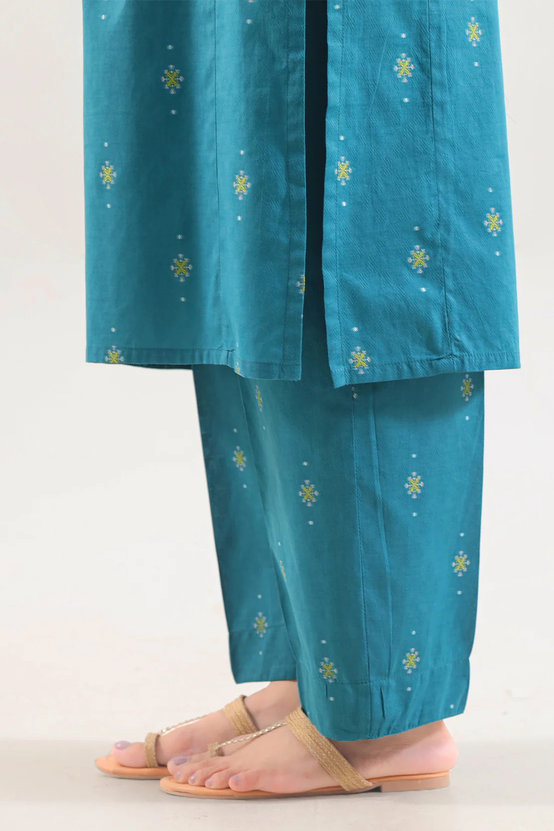 Cotton Jacquard Stitched 2 Piece (Shirt/Trouser) - Image 5