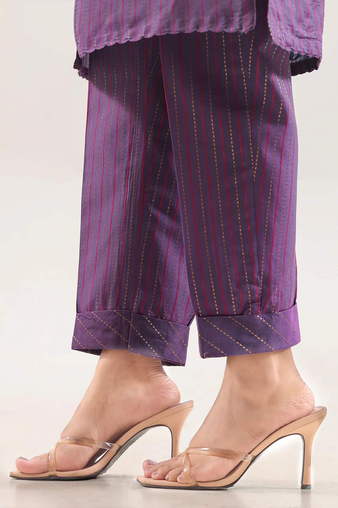 Cotton Jacquard Stitched 2 Piece (Shirt/Trouser) - Image 5