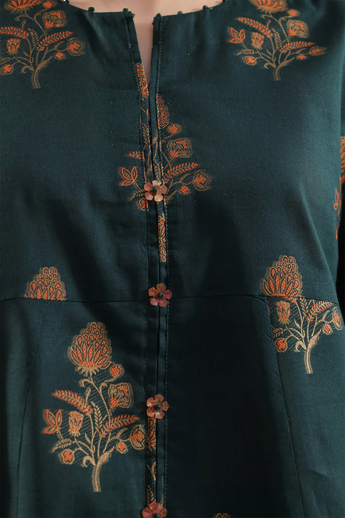 Cotton Jacquard Stitched 2 Piece (Shirt/Trouser) - Image 3