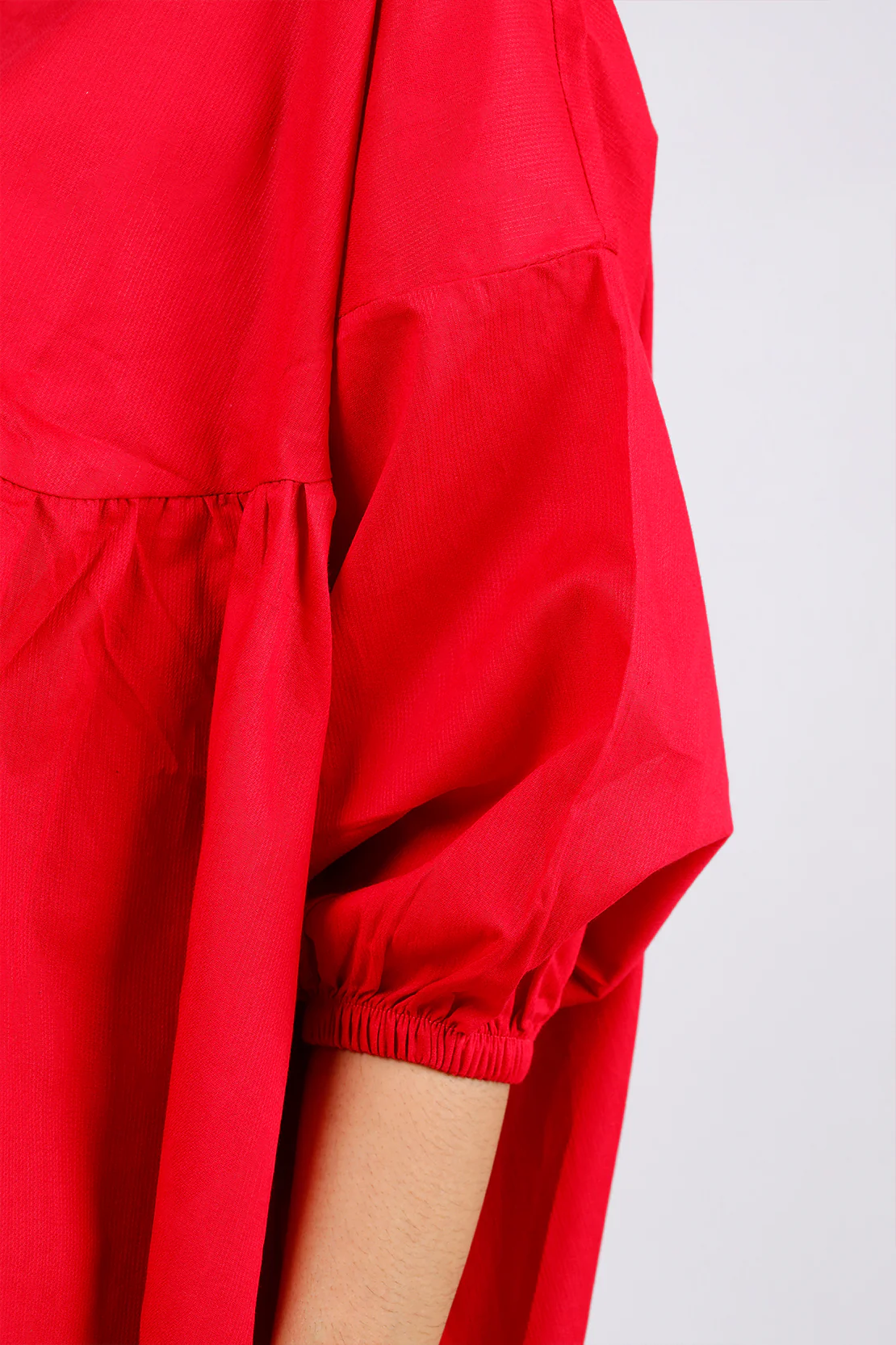 Cotton Jacquard Stitched Fusion Tops - Image 5