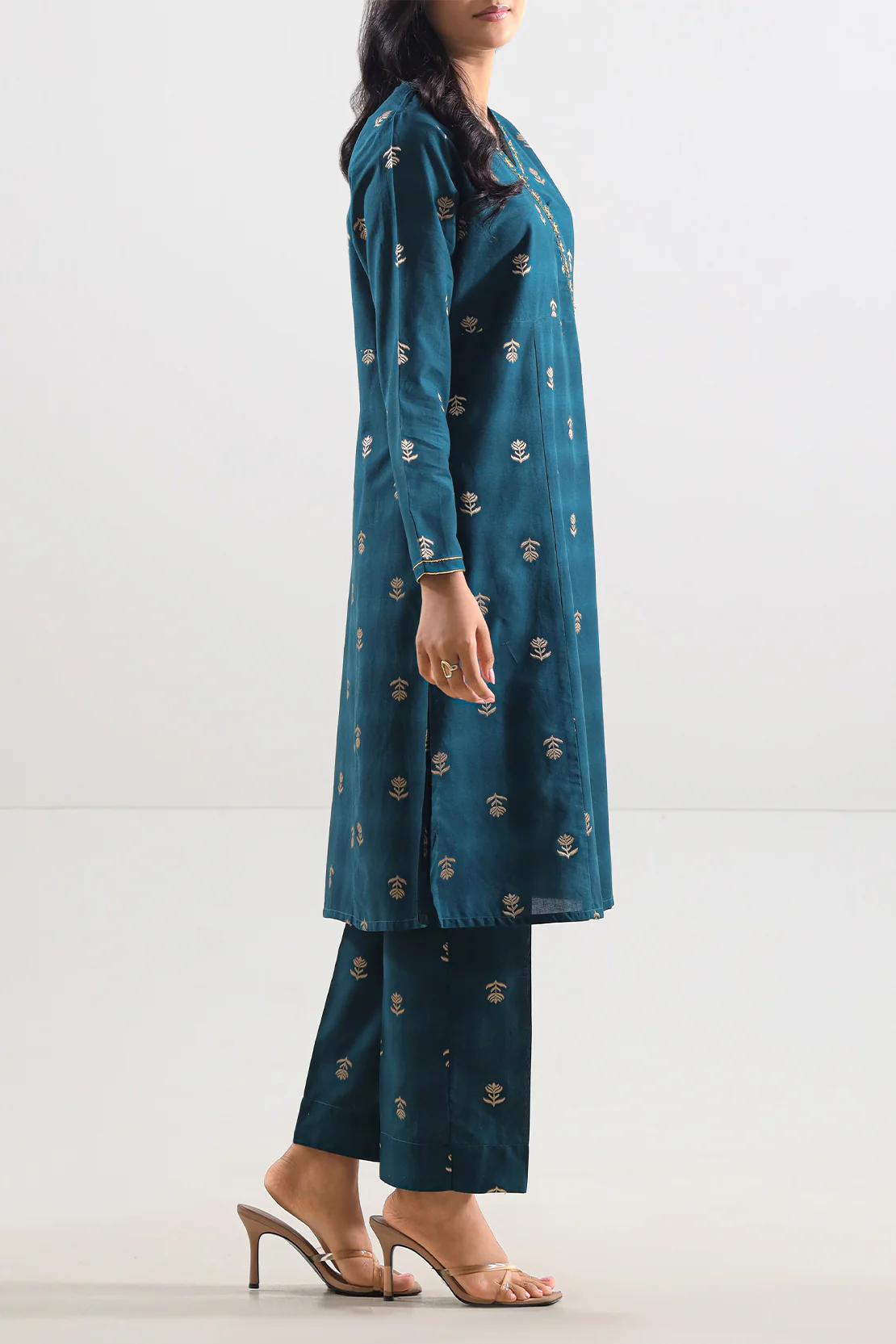 Cotton Jacquard Stitched Shirt - Image 3