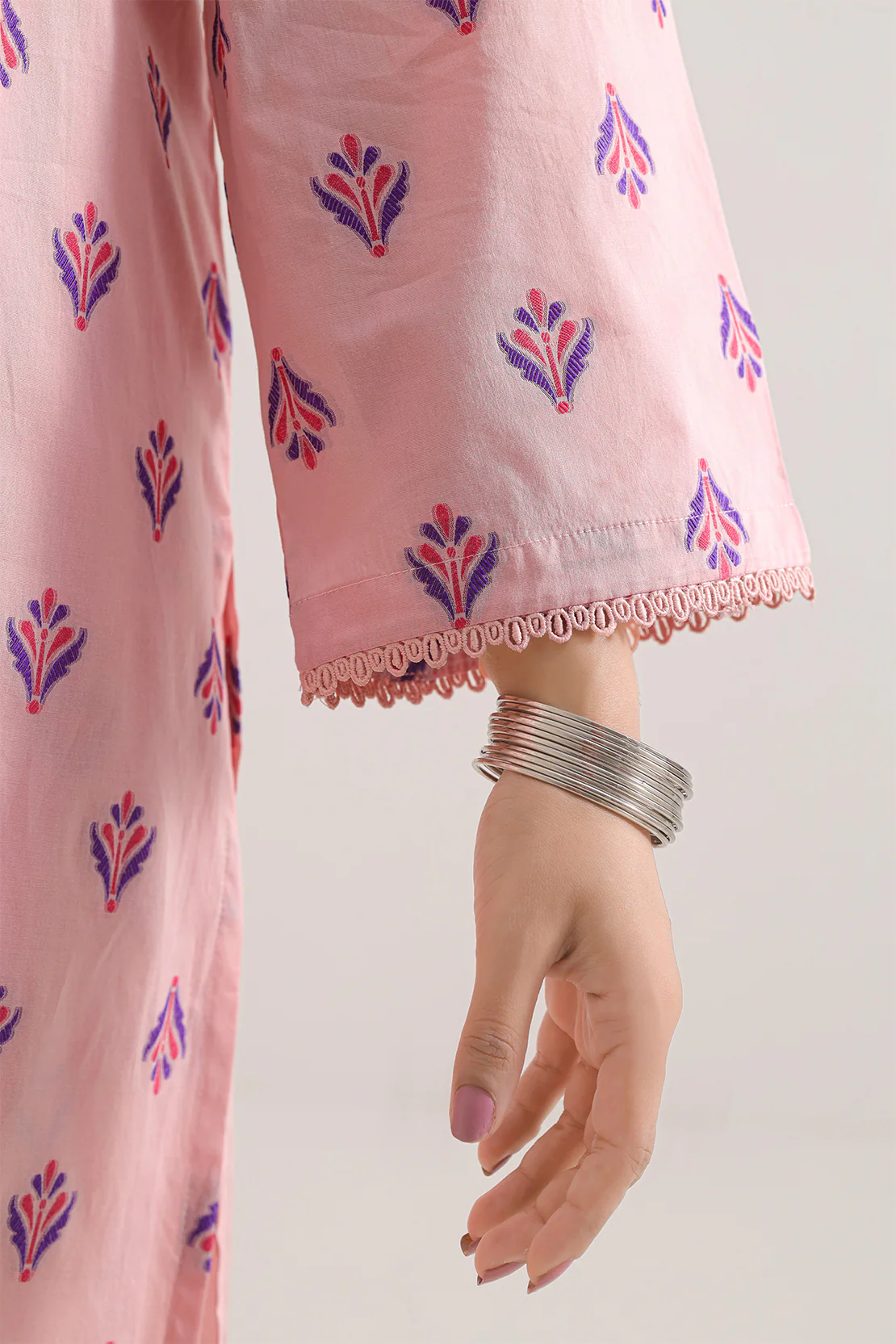Cotton Jacquard Stitched Shirt - Image 5