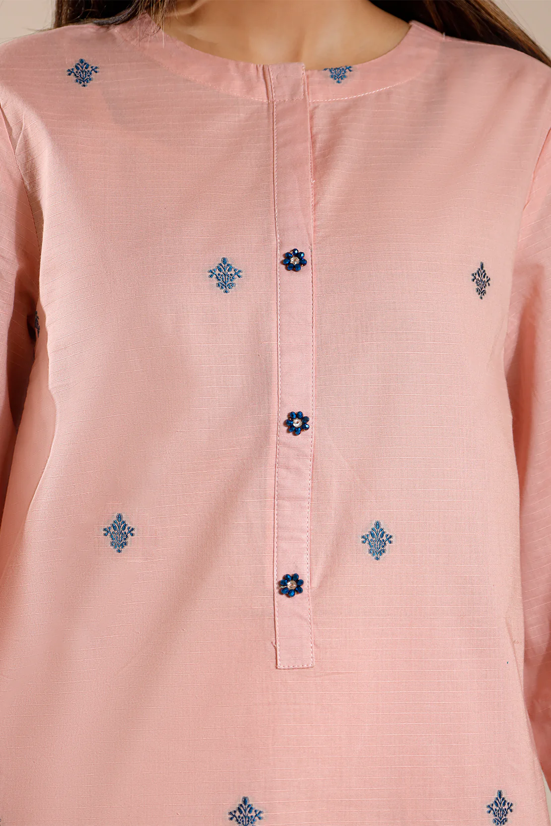 Cotton Jacquard Stitched Shirt - Image 4