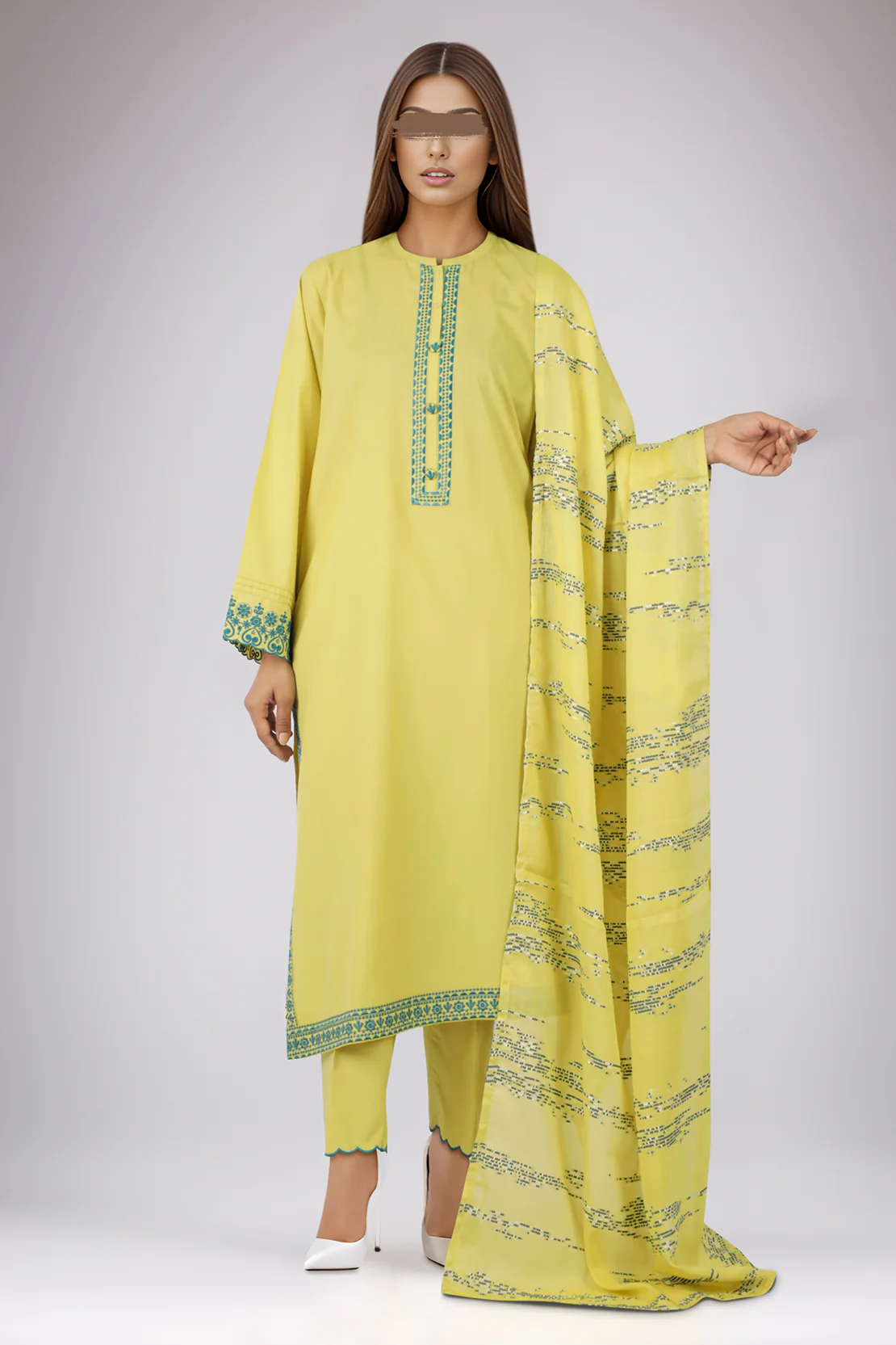 Cotton Jacquard Stole