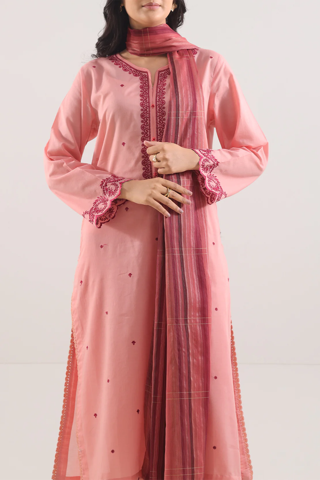 Cotton Jacquard Dupatta - Image 2