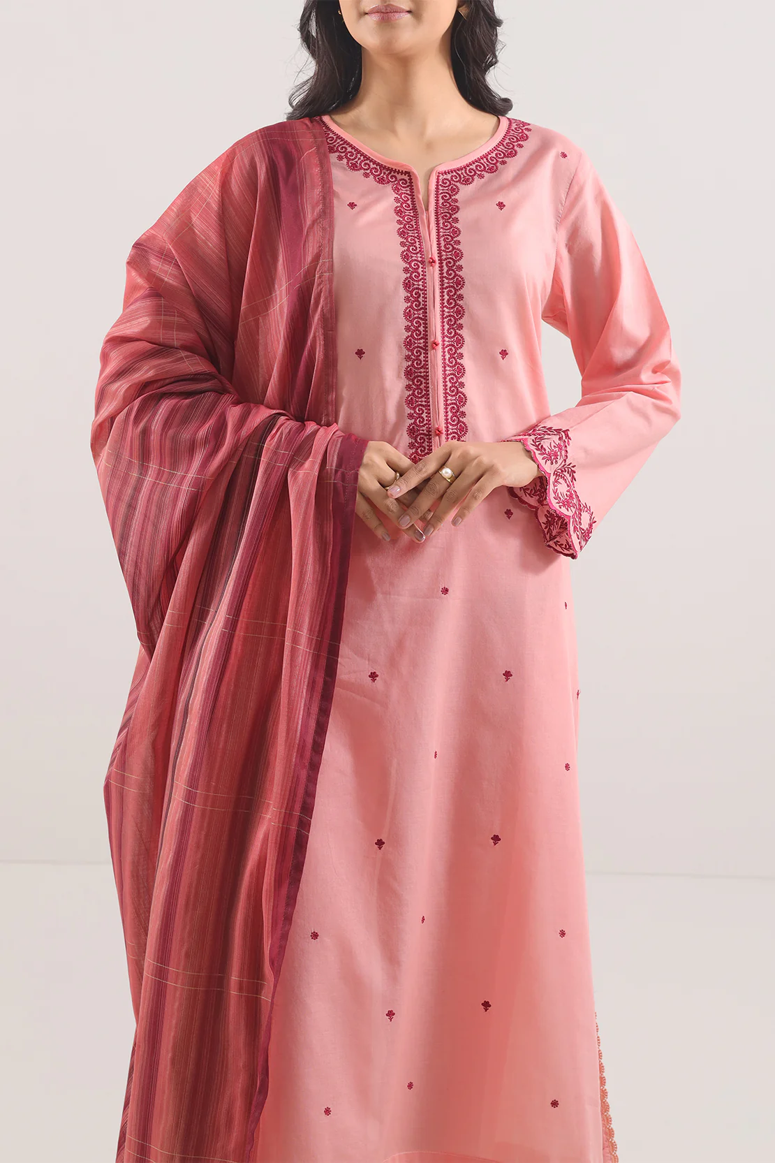 Cotton Jacquard Dupatta - Image 2