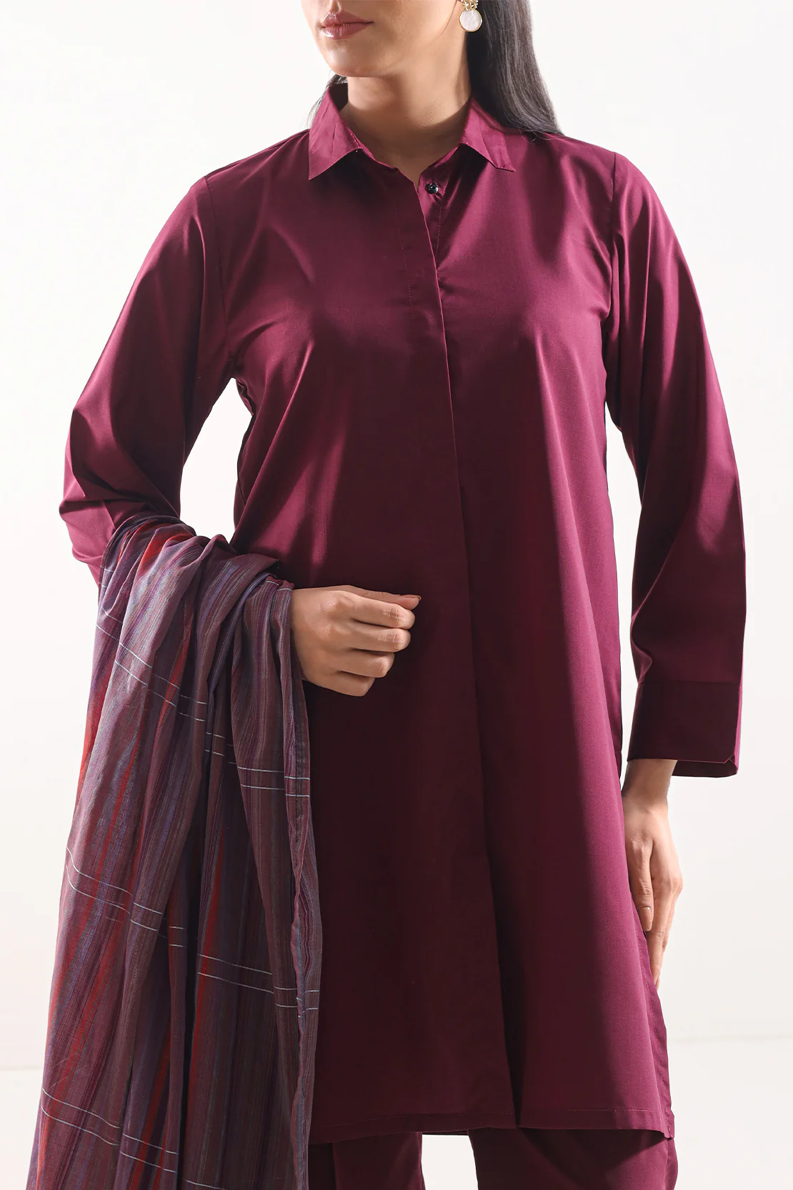 Cotton Jacquard Dupatta - Image 2