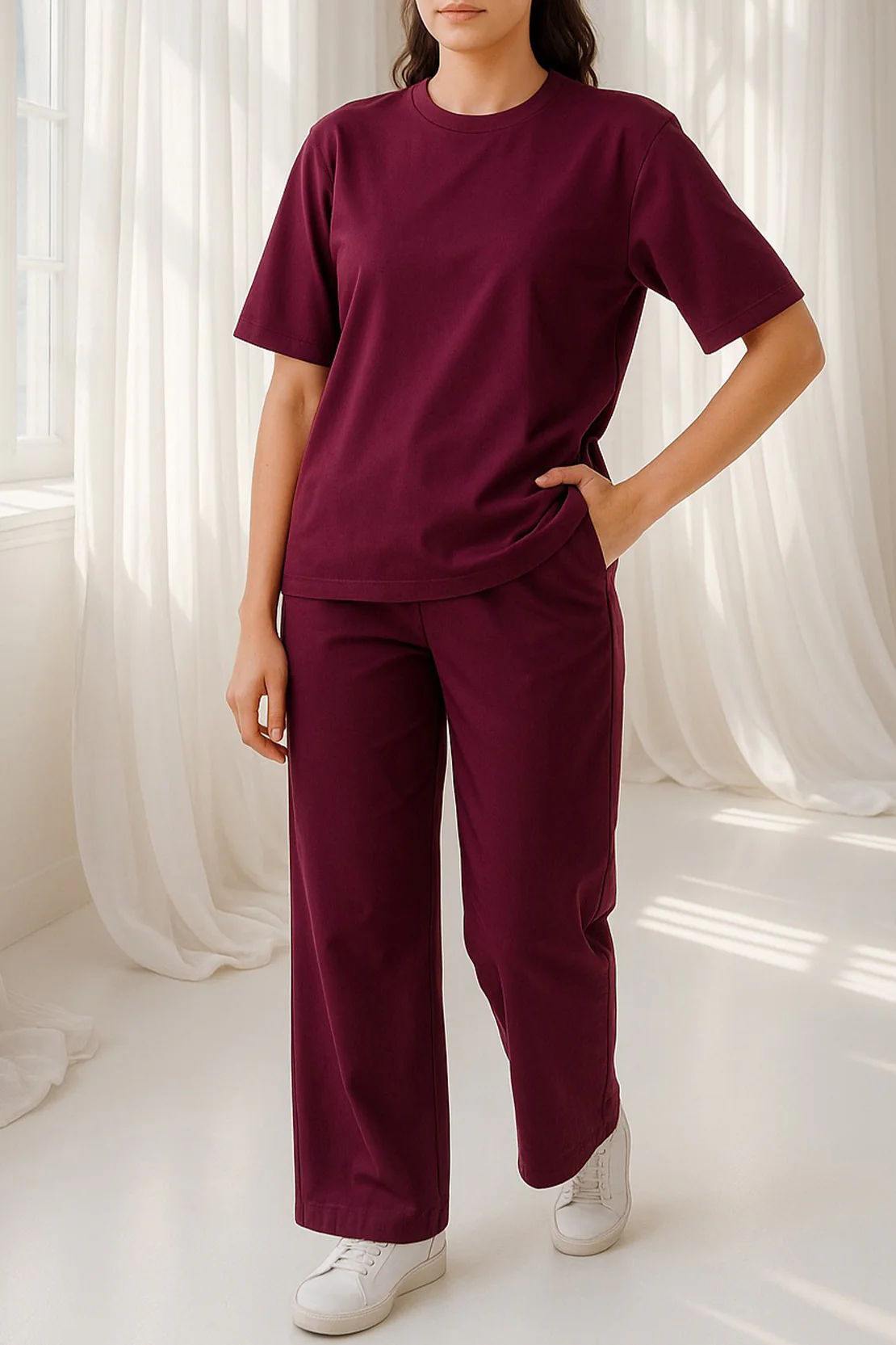 Drop Shoulder Tee Shirt - Image 5