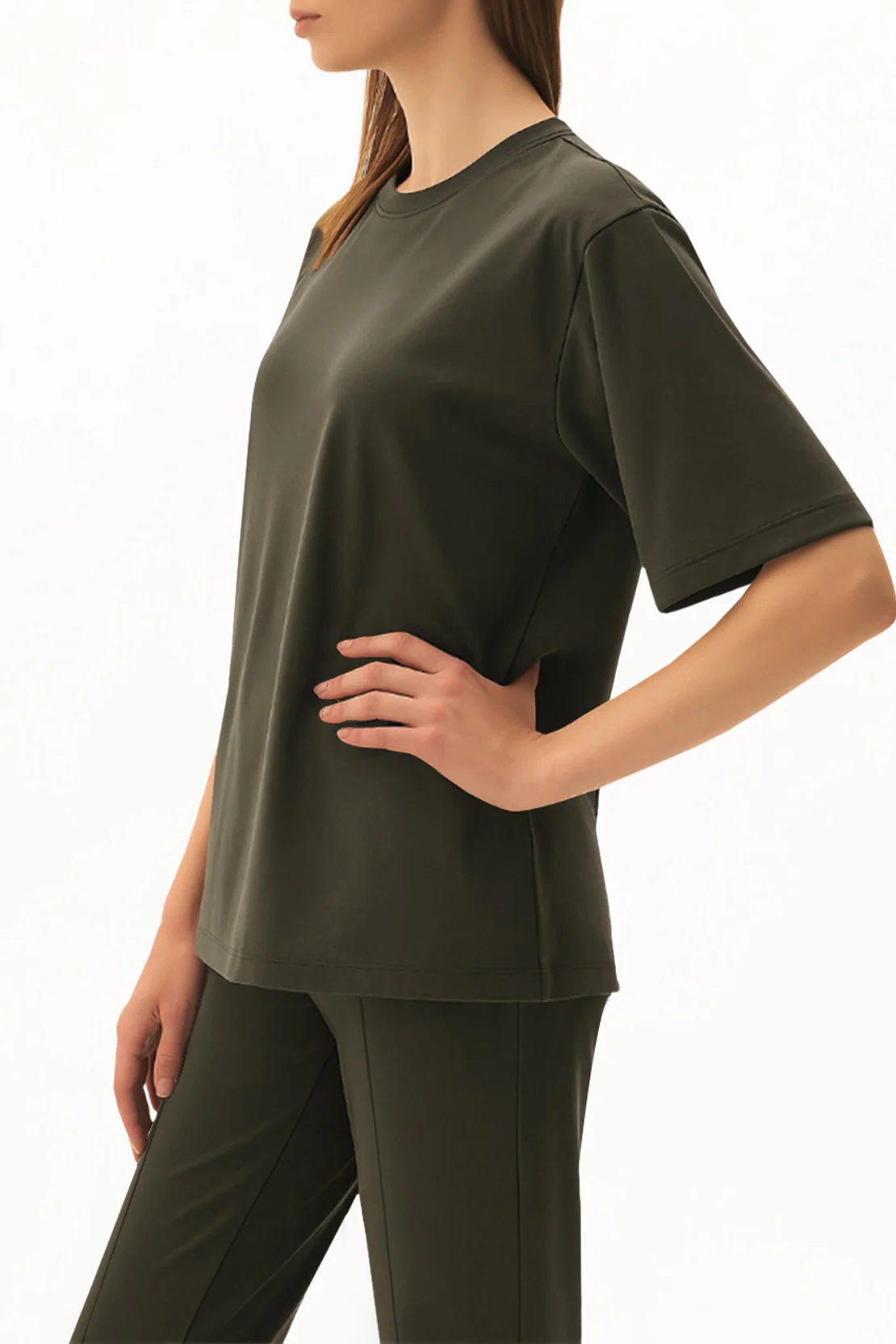 Drop Shoulder Tee Shirt - Image 4