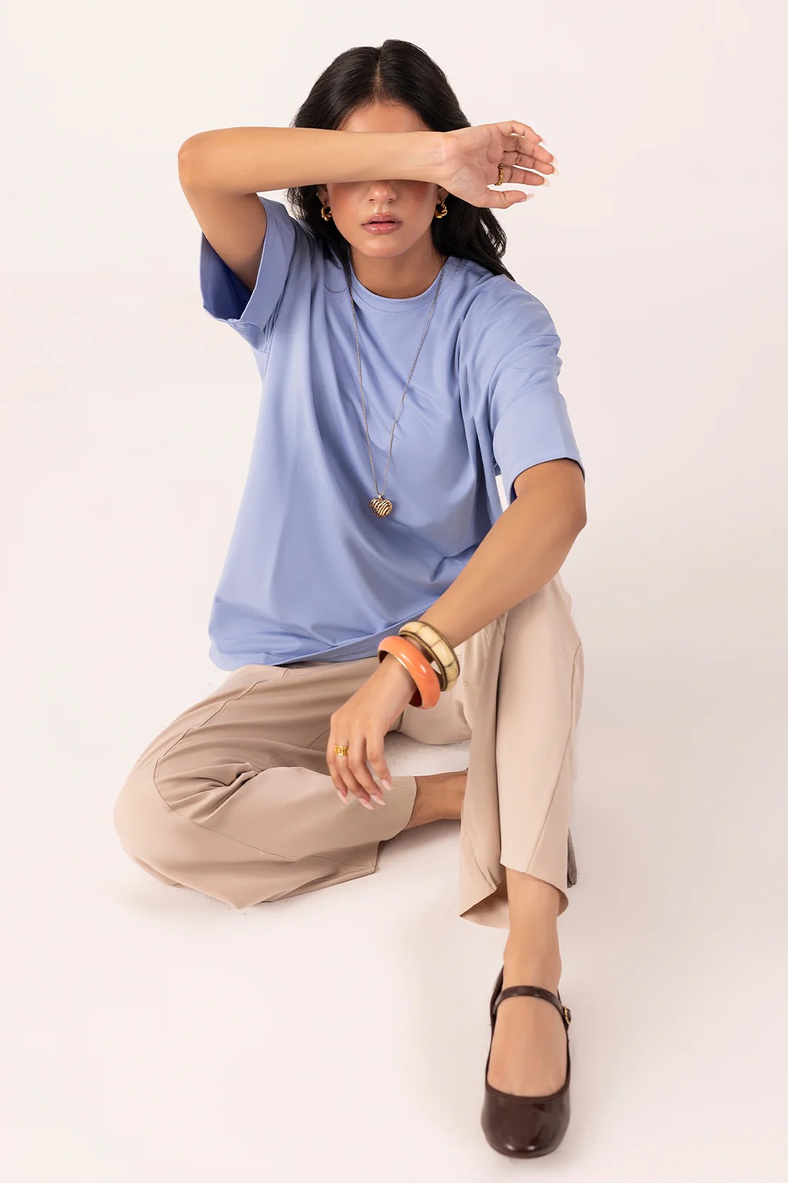 Drop Shoulder Tee Shirt - Image 2
