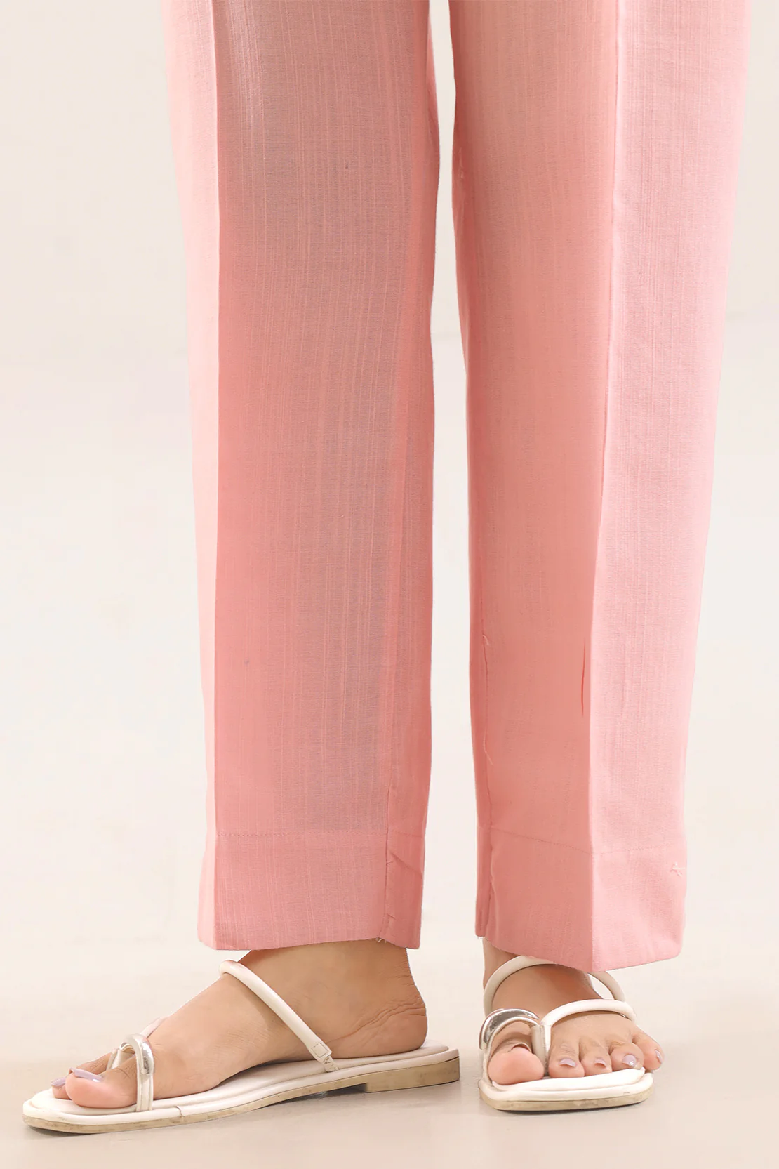 Dyed Soft Raw Silk Pants - Image 2