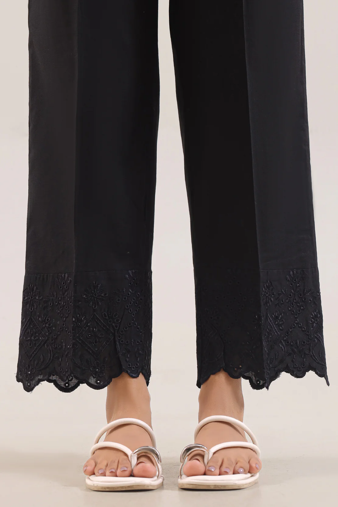 Embroidered Cambric Pant