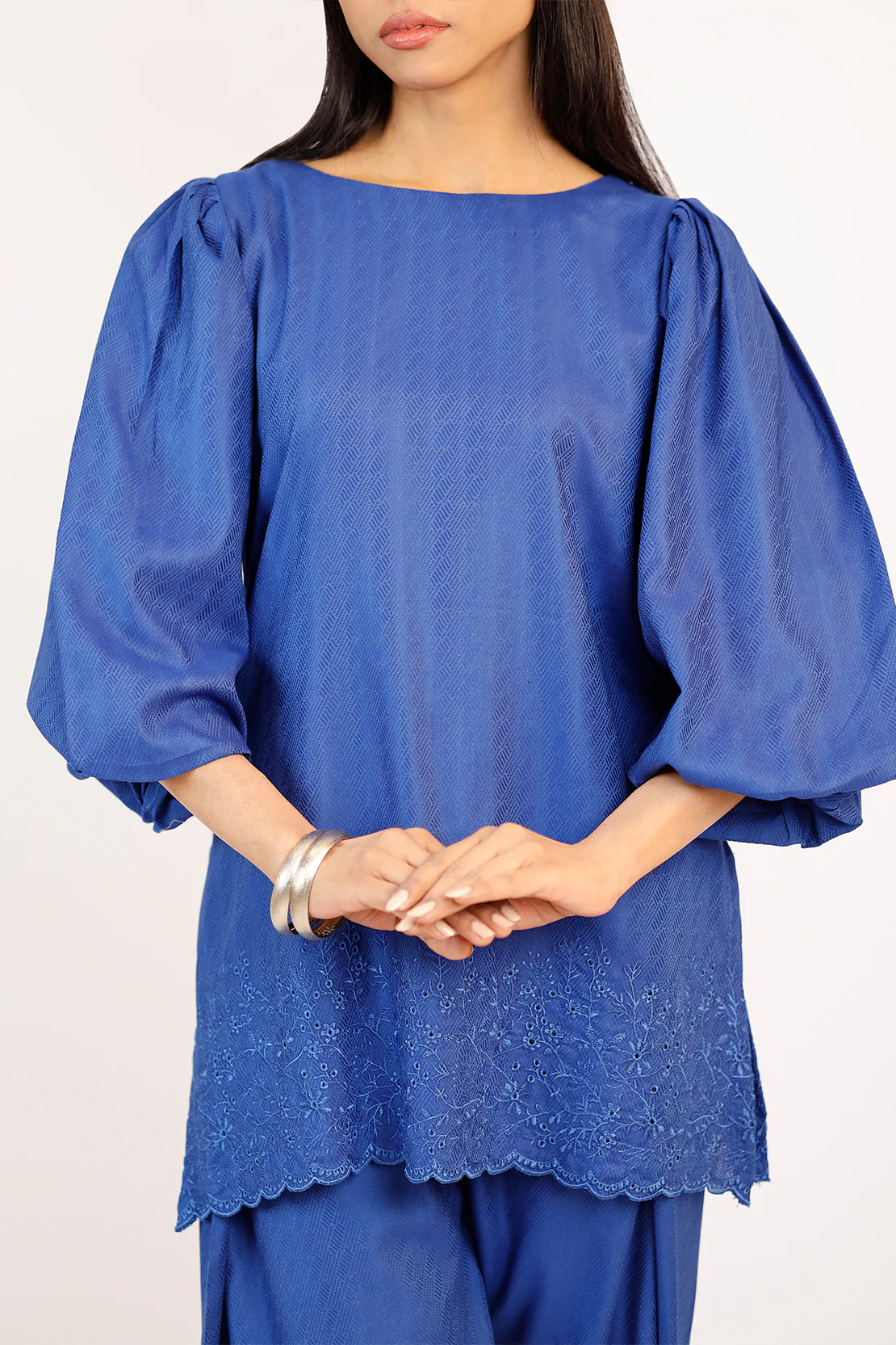 Embroidered Cotton Stitched 2 Piece (Shirt/Trouser)