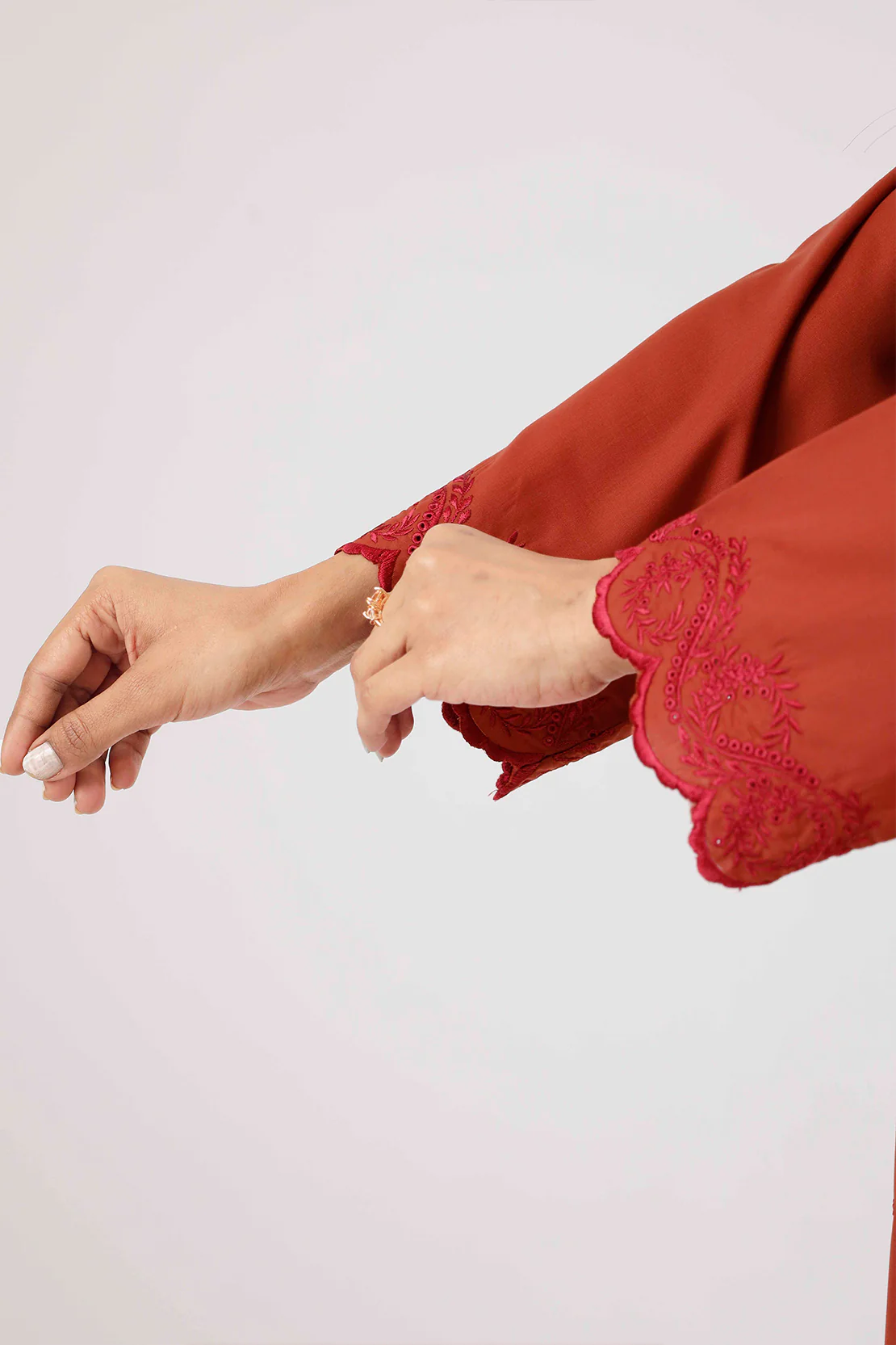 Embroidered Easy Care Weave Stitched 2 Piece (Shirt/Trouser) - Image 5