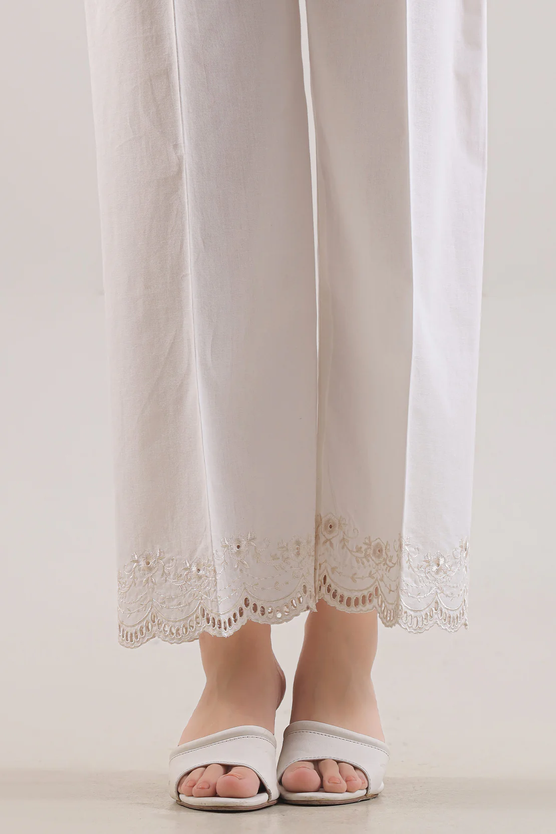Embroidery Cotton Pant