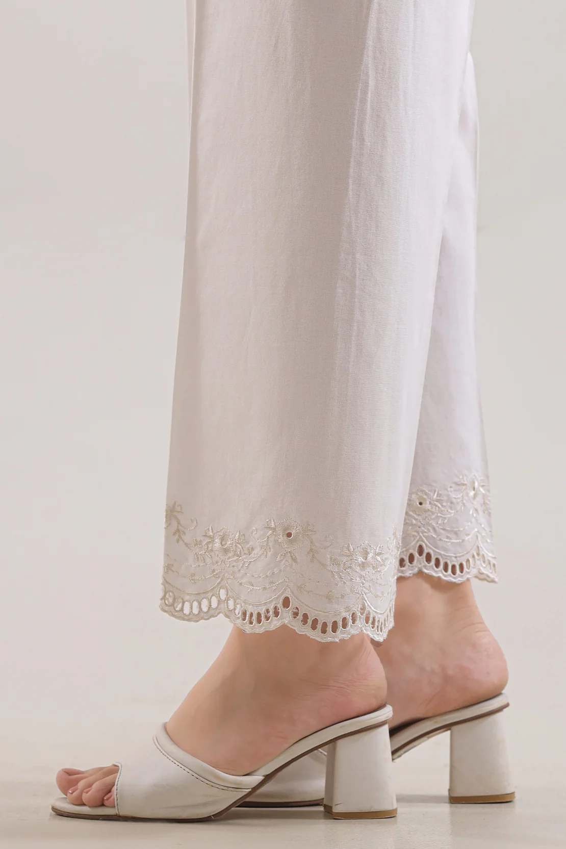 Embroidery Cotton Pant - Image 2