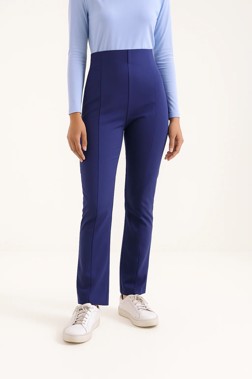 High Waist Straight Trousers - Image 3