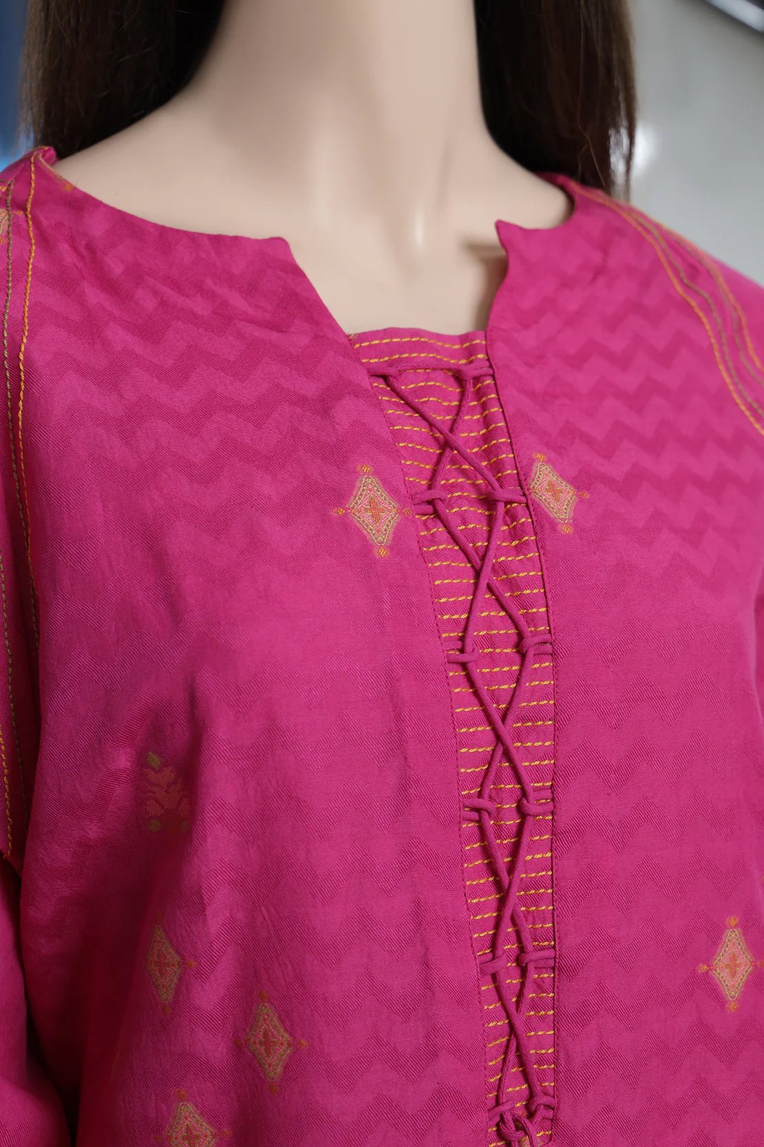 Unstitched Jacquard Cotton 3 Piece - Image 3