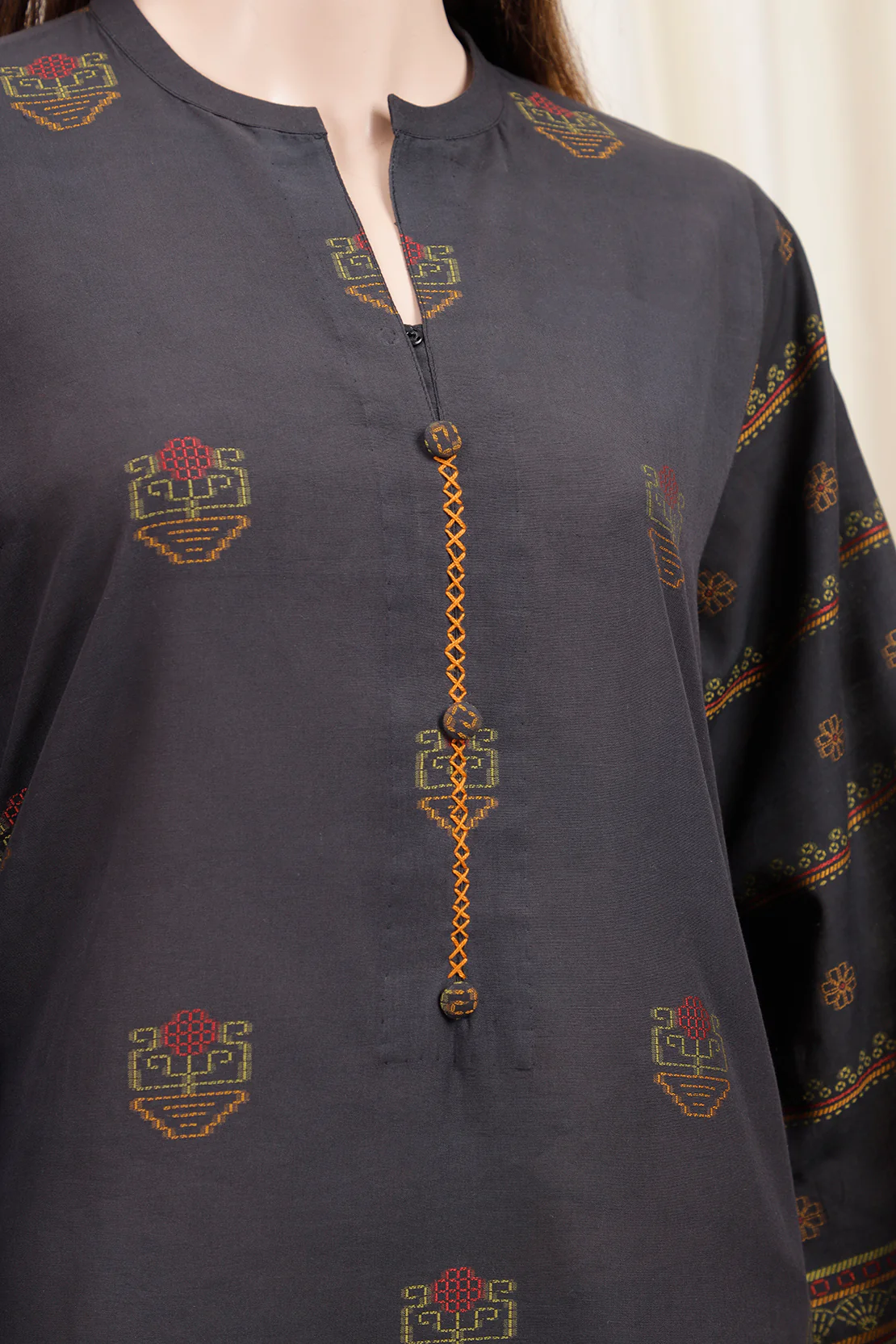 Unstitched Jacquard Cotton 3 Piece - Image 3