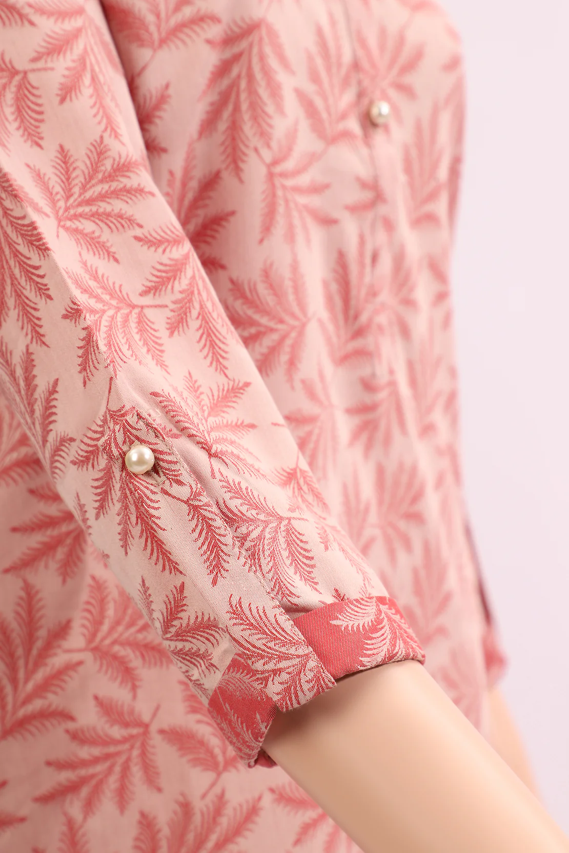 Jacquard Cotton Stitched Shirt - Image 4