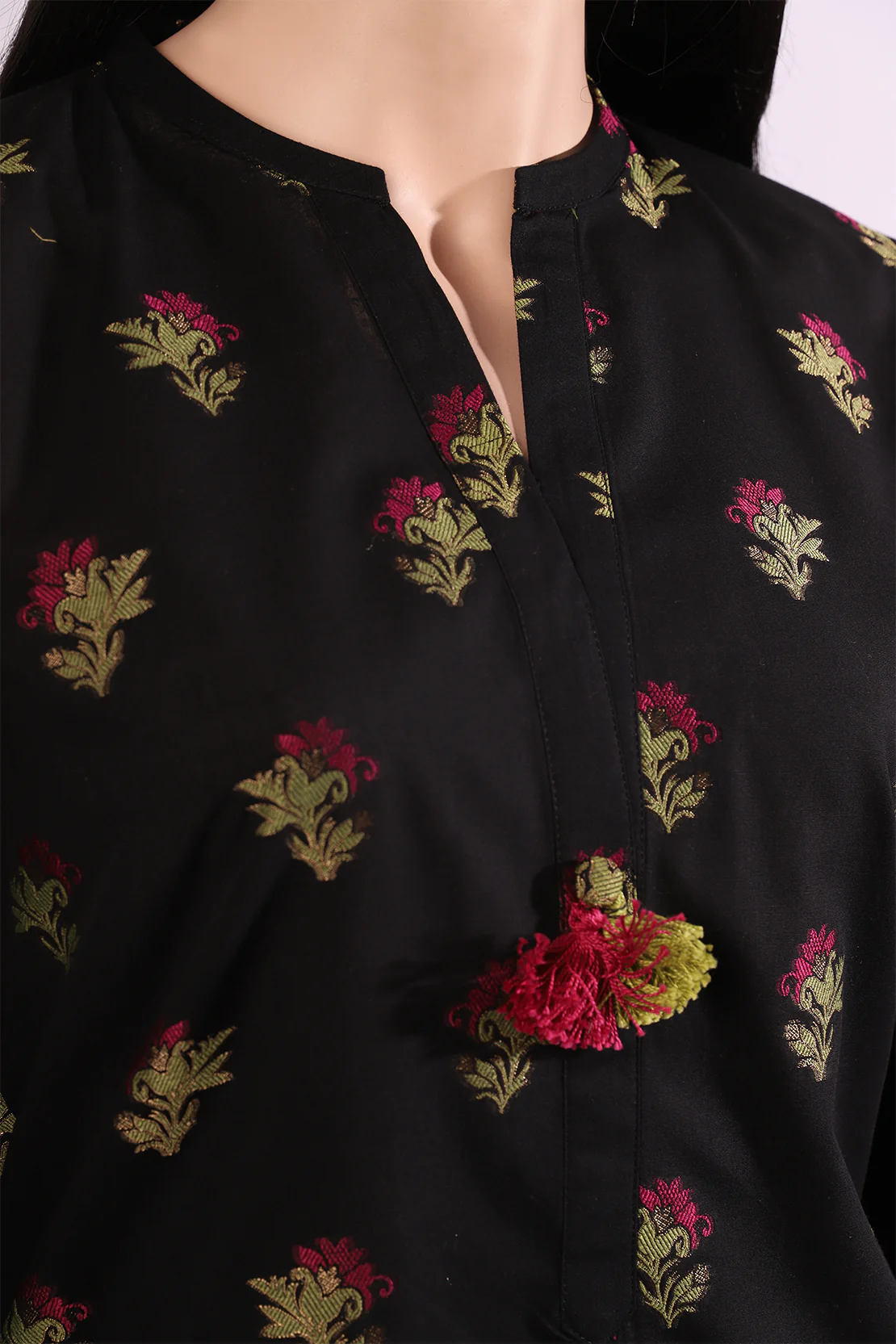 Jacquard Cotton Stitched Shirt - Image 3