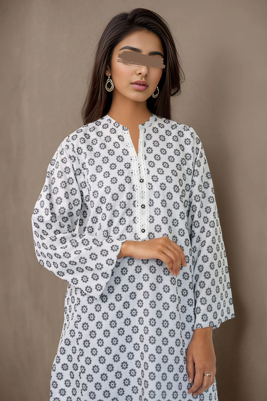 Jacquard Cotton Stitched Shirt - Image 2